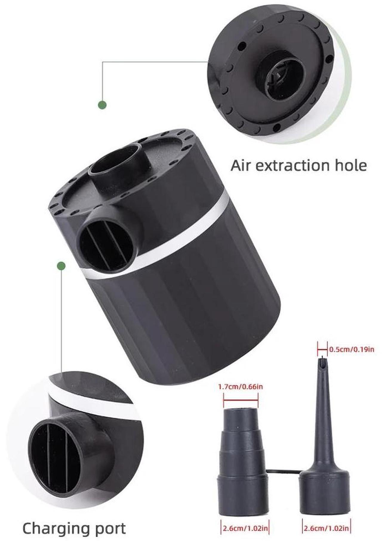 Alt view image 5 of 7 - Tent Inflation Pump Air Mattress Pump Pvc Air Pump Electric Air Pump Portable Air Pump Travel