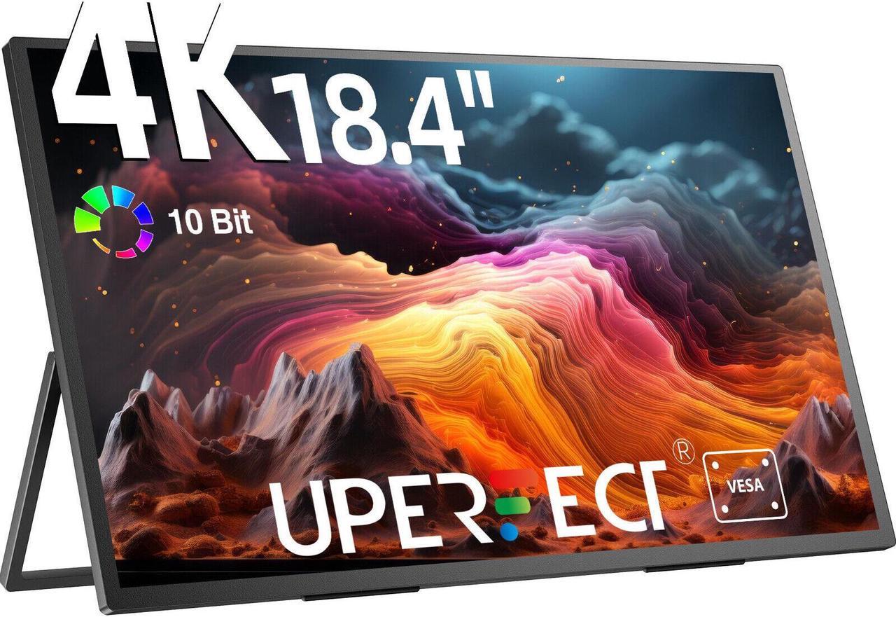 Main image of UPERFECT 18.4" 4K Portable Monitor Ultra HD Gaming Display HDMI Type C*2 Laptop Screen UHD Gaming Monitor 10Bit Adjustable Stand