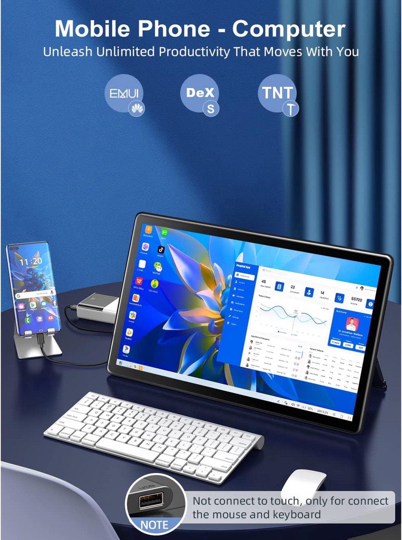 Alt view image 3 of 7 - Touchscreen Gaming Monitor, UPERFECT 15.6 Inch 1080P Portable Laptop Monitor HDMI USB C External Computer Display for Laptop MacBook Phone PS4/5 Switch Xbox Mini PC W/ KickStand