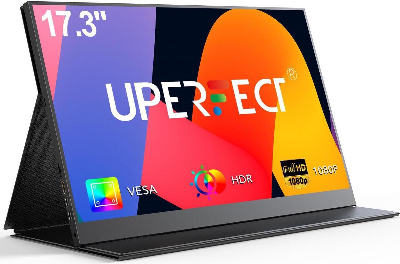 Main image of UPERFECT Portable Monitor 17.3" 1080P, IPS HDR Computer Display, HDMI USB-C External Monitor for Laptop Monitor