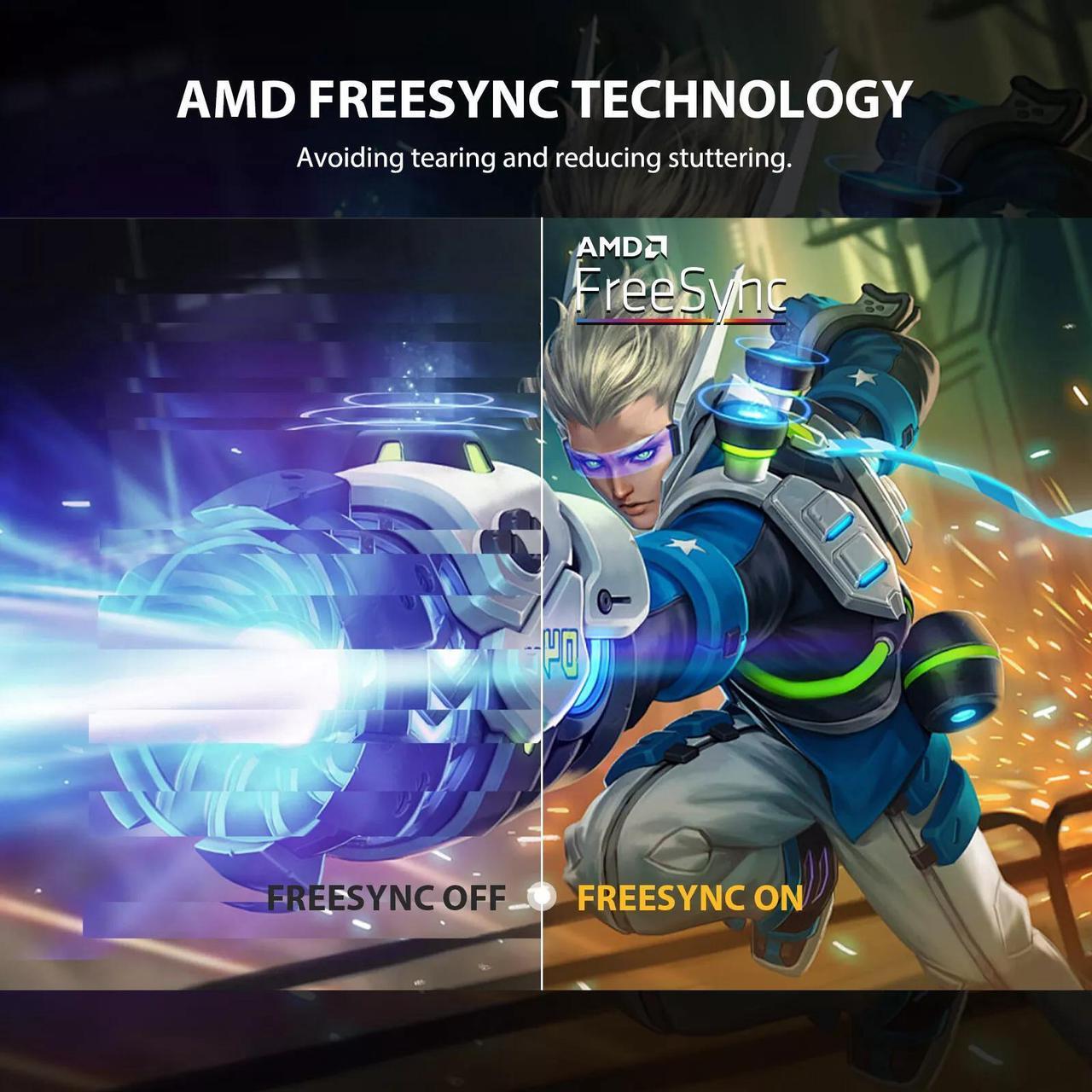 Alt view image 4 of 7 - UPERFECT 18.5" 120Hz Touchscreen Portable Monitor 1080P 120Hz Gaming Monitor 1ms FreeSync Ultra Slim HDMI USB C w/VESA