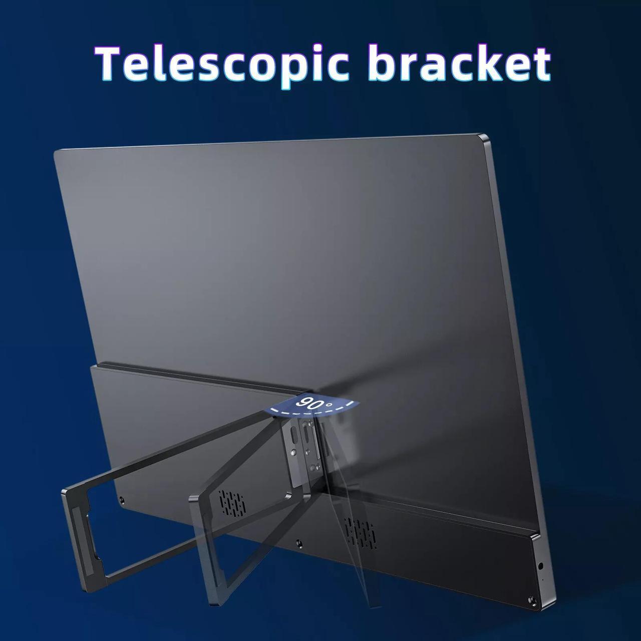 Alt view image 7 of 7 - UPERFECT 4K Monitor 13.3 Inch 3840x2160 Portable Monitor 4K Gaming Monitor USB C Screen UHD Travel Monitor w/Satnd & Speakers