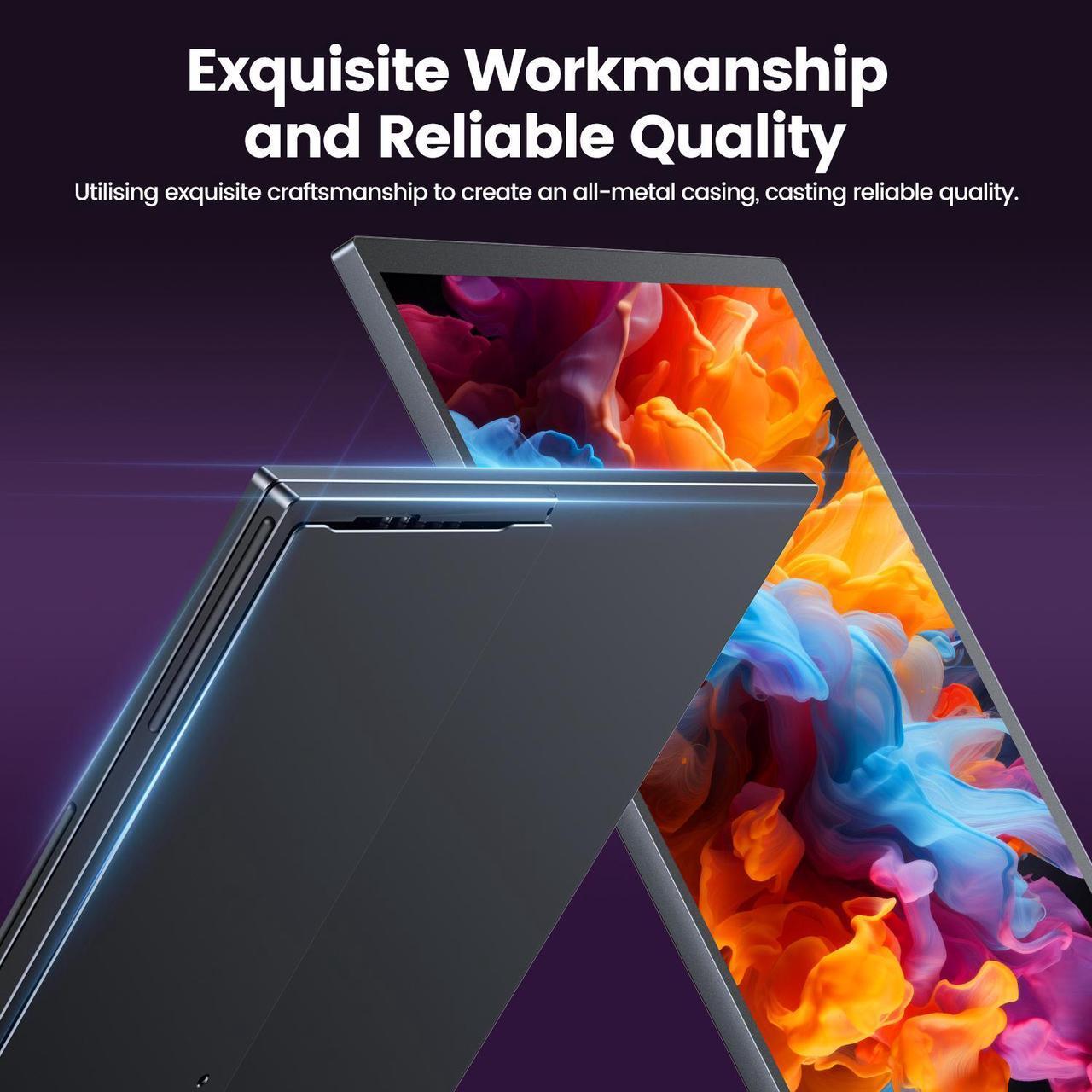 Alt view image 6 of 7 - UPERFECT 18.5" 120Hz Portable Monitor 1080P FHD Portable Gaming Monitor Freesyc Screen For Switch Xbox PS