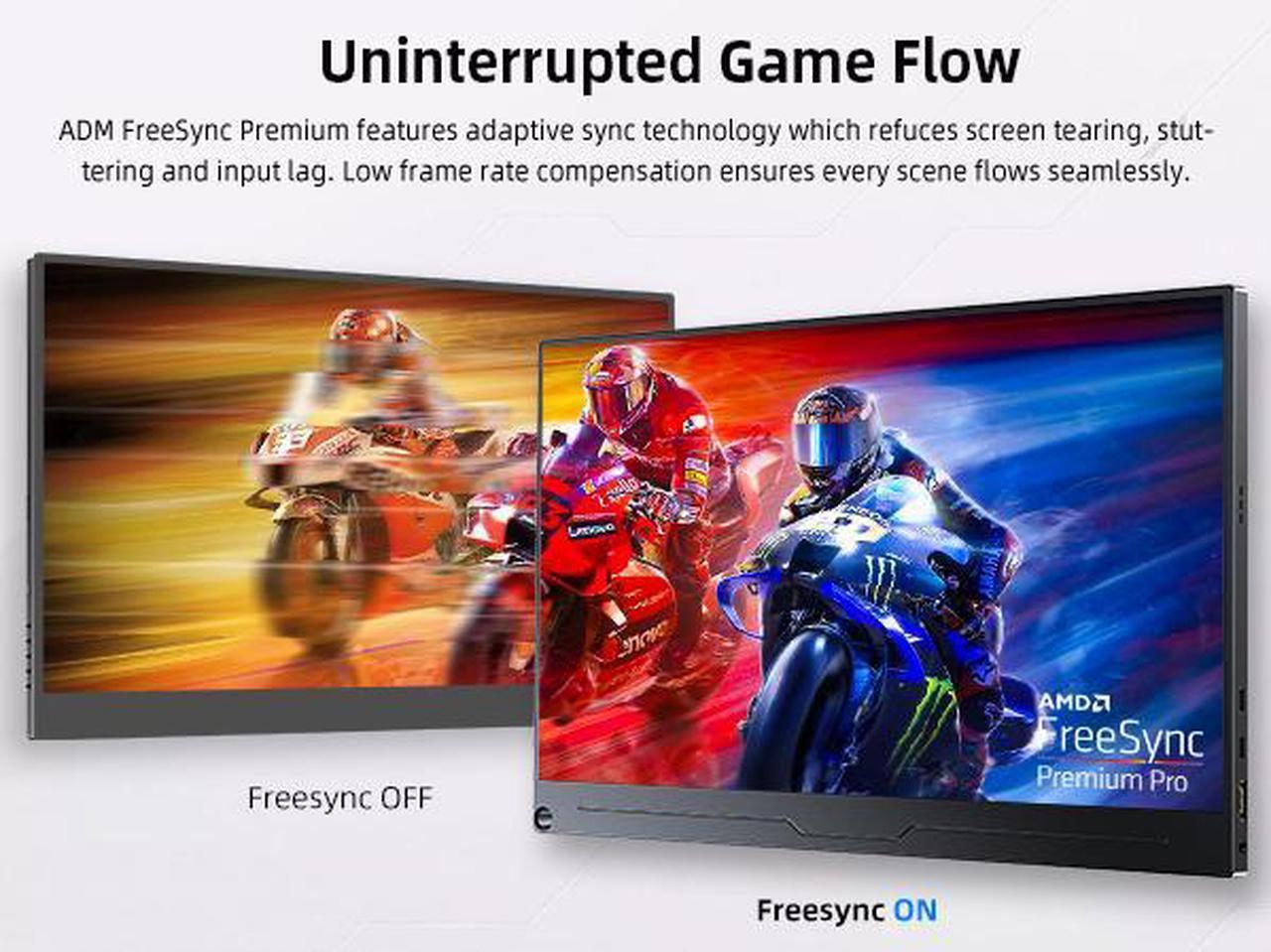 Alt view image 6 of 7 - UPERFECT 15.6" 4K Ultra HD Portable Monitor - 600nits, 100% sRGB, IPS Panel, USB-C, Game & Multi-Device Compatible