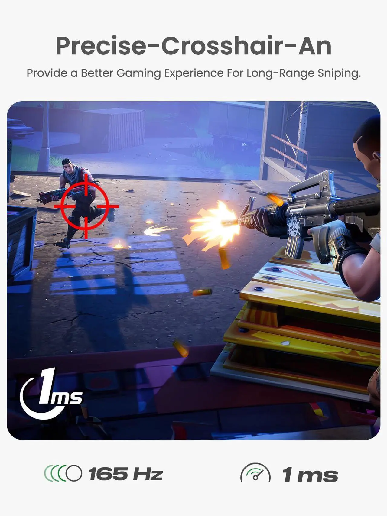 Alt view image 5 of 7 - UPERFECT 24.5" 2K 165Hz Portable Monitor, QHD FreeSync IPS HDR with VESA, 180°Adjustable Stand, USB-C & HDMI, Ideal for Gaming, Travel, Laptop, Switch, Phone