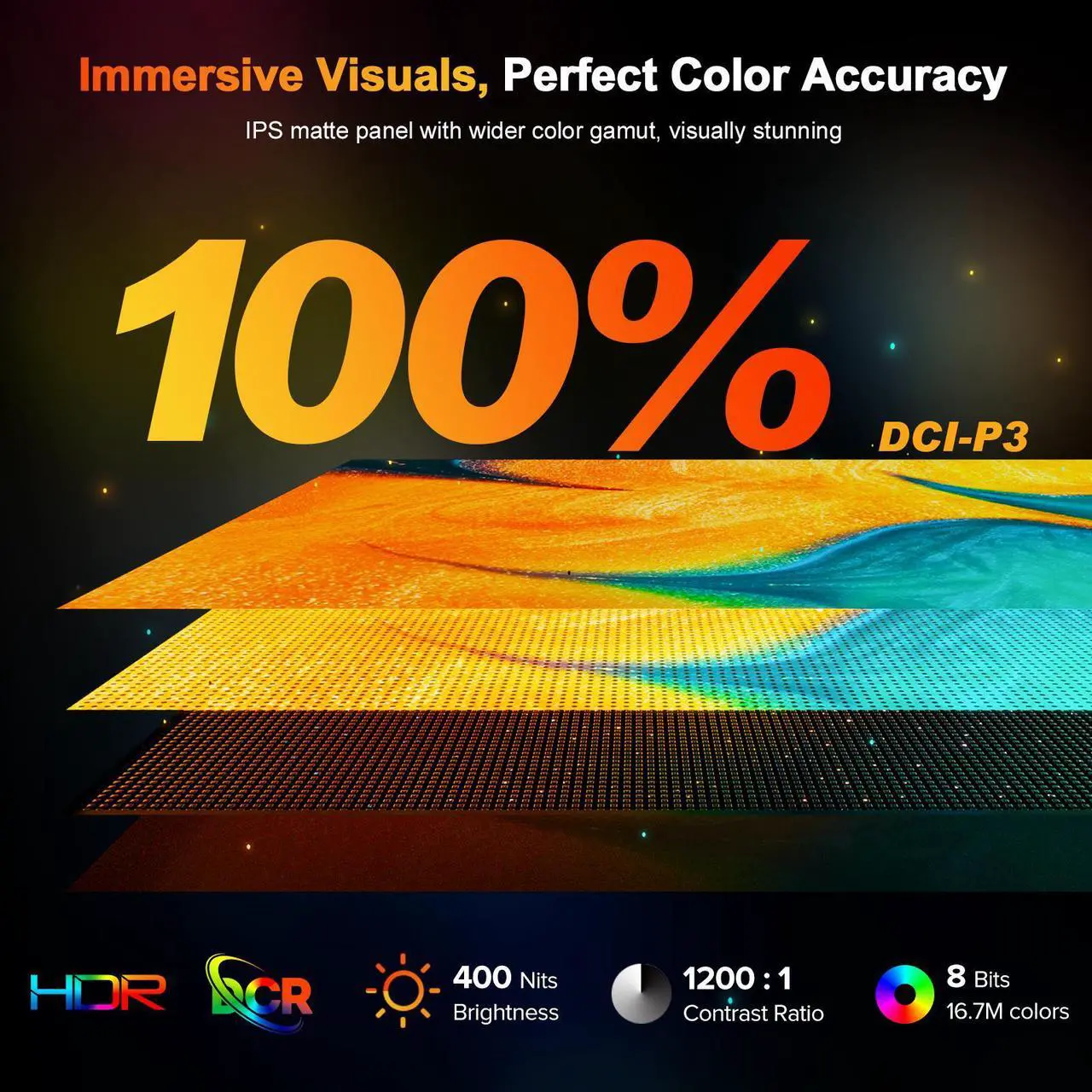 Alt view image 4 of 7 - UPERFECT 24.5" Portable Monitor with Stand - 240Hz Refresh Rate, 1920*1080, 240HZ HDMI/Type-C, for Work & Gaming