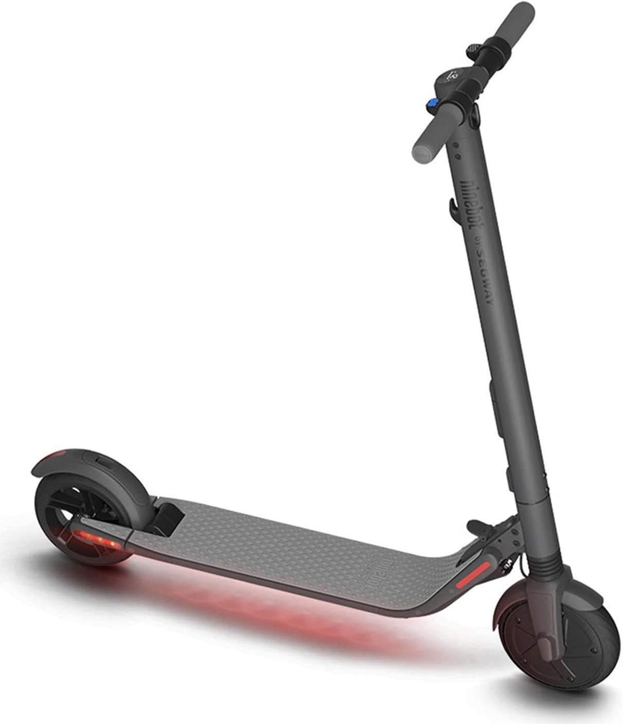 Main image of Segway Ninebot ES2 Electric Kick Scooter, Lightweight and Foldable, Upgraded Motor Power, Dark Grey