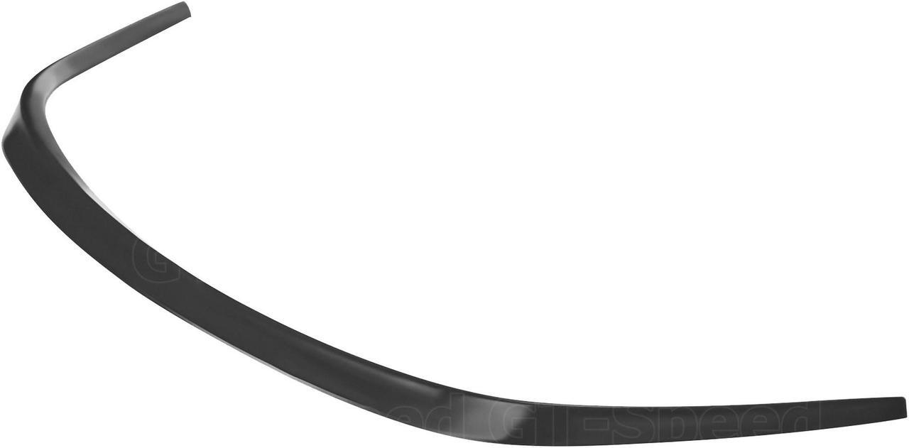 Alt view image 2 of 6 - GT-Speed OE Style PU Front Bumper Lip for 1999-2004 Ford Mustang Base GT - Single Pack, Unpaint Black, Come with Hardware