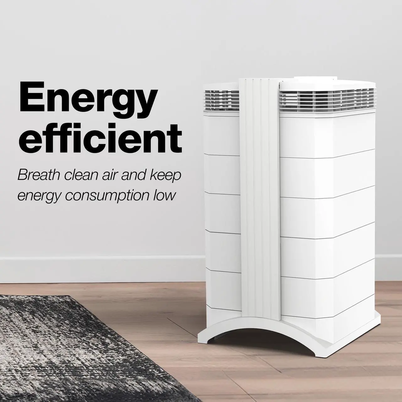 Alt view image 6 of 7 - IQAir HealthPro Plus XE Air Purifier - Smart HyperHEPA Filtration for Large Rooms up to 1125 sq ft - Viruses, Allergens, Smoke, Mold, Dust, Pet Dander, Swiss Made, WiFi Enabled