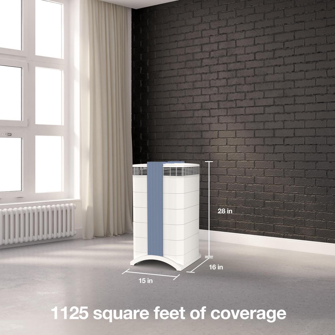Alt view image 3 of 7 - IQAir GC MultiGas XE Air Purifier  Smart MultiGas Filtration for Rooms up to 1125 sq ft - Chemicals, Odors, VOCs, and Particles, Swiss Made, WiFi Enabled