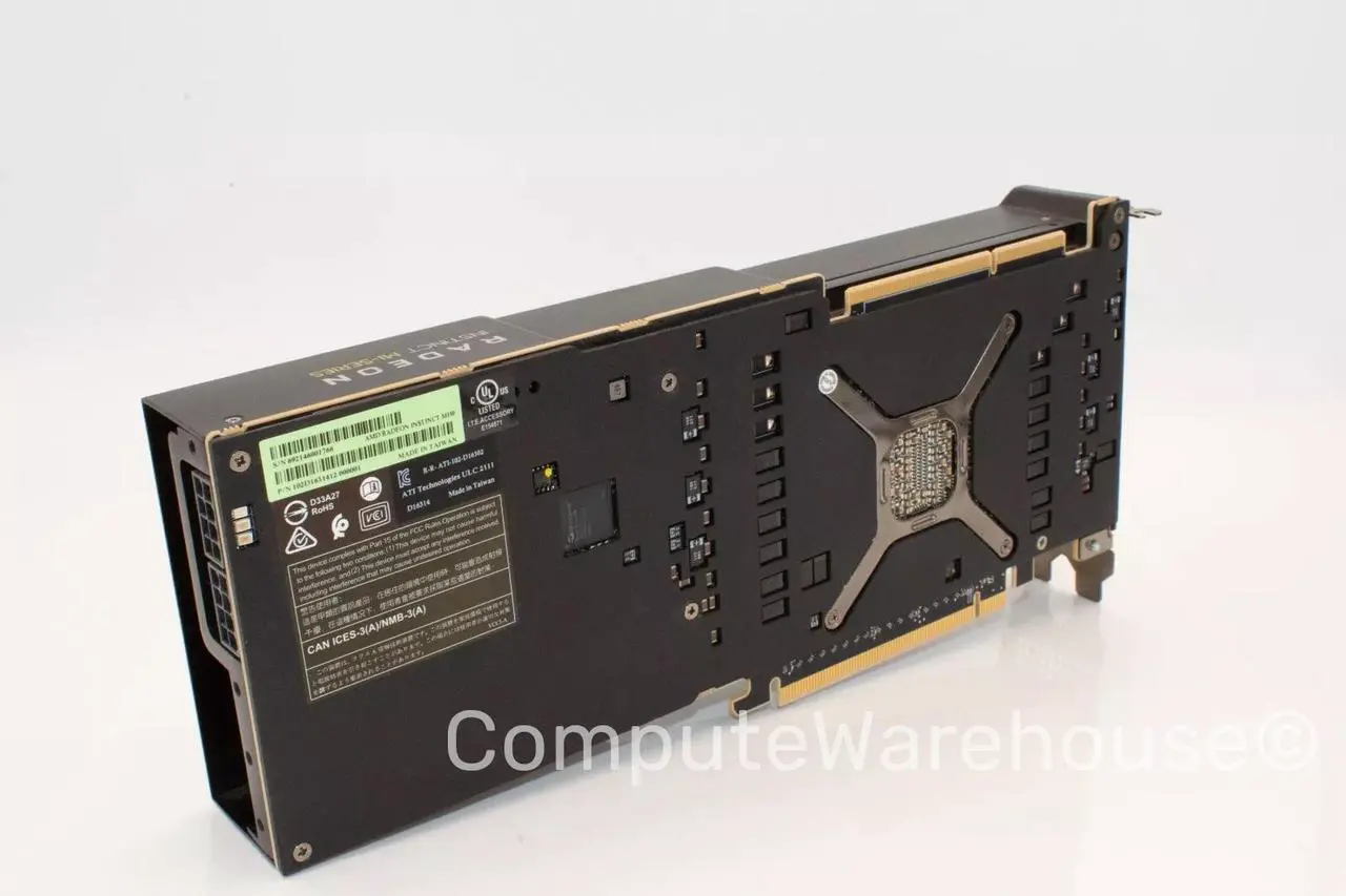 Alt view image 2 of 4 - AMD Radeon Instinct Mi50 Accelerator 16GB HBM2 Machine Learning, HPC, AI, GPU