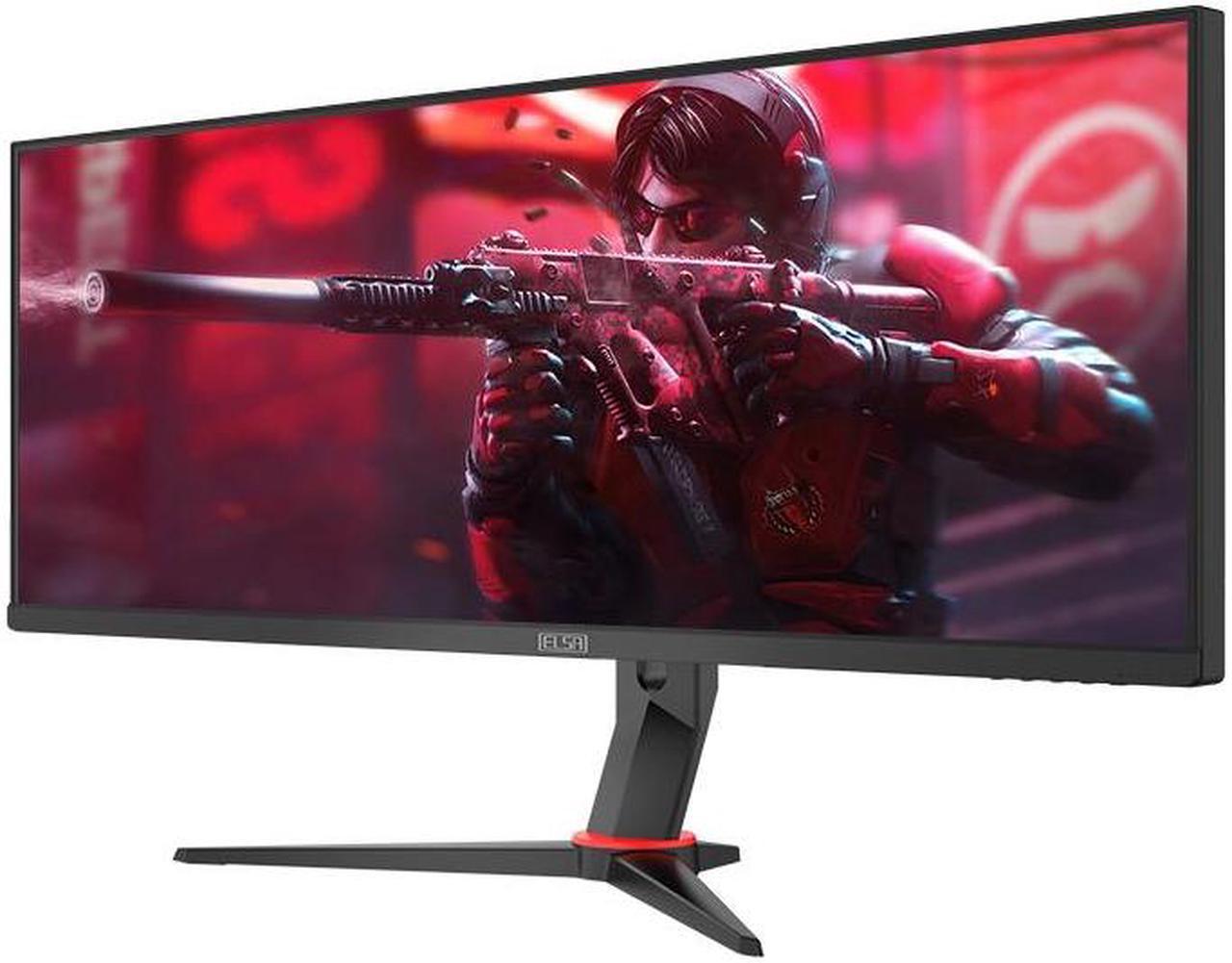 Alt view image 2 of 7 - ELSA 30'' Ultrawide 21:9 WFHD 2560x1080 200hz 1ms Response IPS Gaming Monitor FreeSync 104% sRGB DisplayPort,HDMI,30G1P