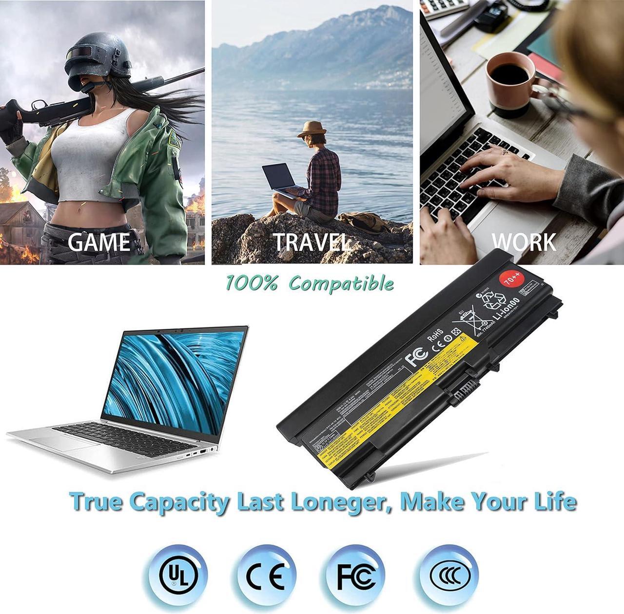 Alt view image 7 of 7 - Bovekeey T430 W510 70++ 0A36303 Battery 94Wh for Lenovo ThinkPad T420 T410 T530 T520 T510 W530 W520 L430 L420 L412 L530 L520 L512 45N1011 45N1010 45N1005 42T4791