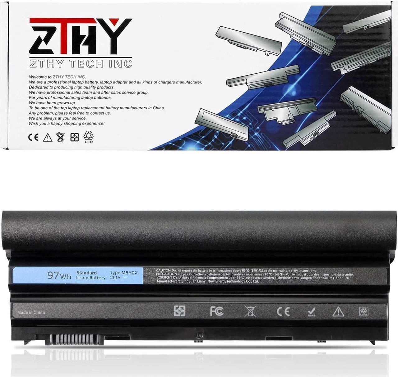 ZTHY 9-Cell 97WH M5Y0X Laptop Battery for Dell Latitude E6420 E6430 P25G001 E6520 P14F001 E6530 E5420 E5520 E5430 E5530 P28G-001 E6440 E6540 P29F001 Vostro 3460 3560 Precision M2800 N3X1D T54FJ