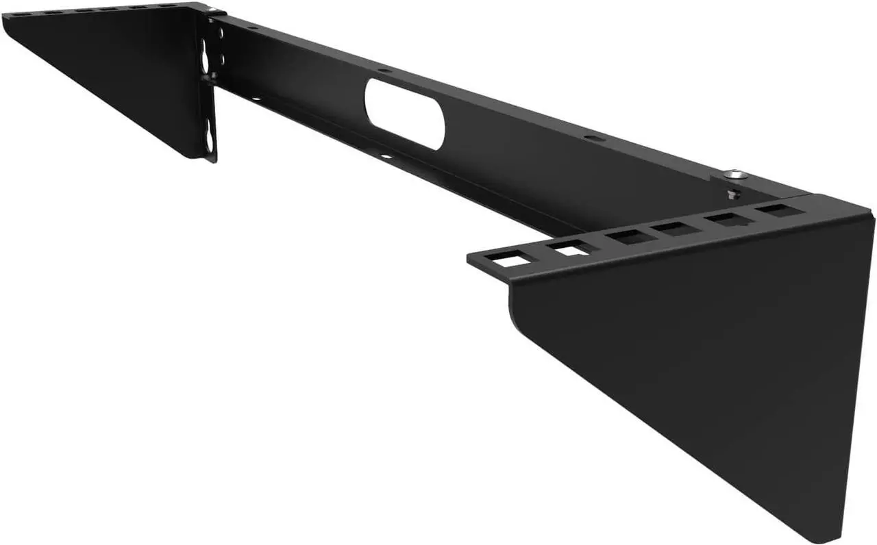 Main image of QiaoYoubang 2U Foldable Wall Mount Patch Panel Bracket -Vertical Wall Mount Rack for 19 inches Networking Equipments Including Hardware, Welcome to consult