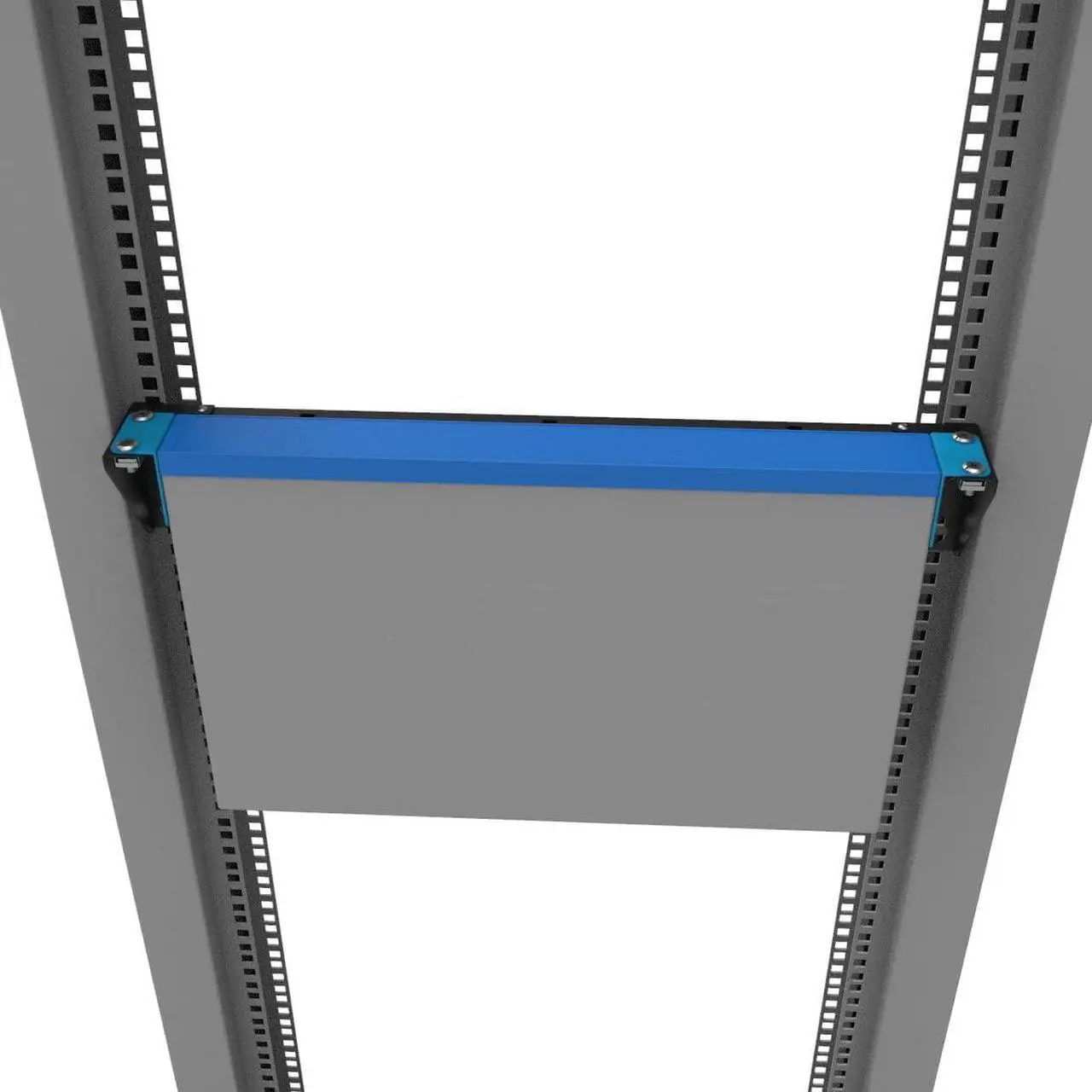 Alt view image 5 of 6 - QiaoYoubang 2U Foldable Wall Mount Patch Panel Bracket -Vertical Wall Mount Rack for 19 inches Networking Equipments Including Hardware, Welcome to consult