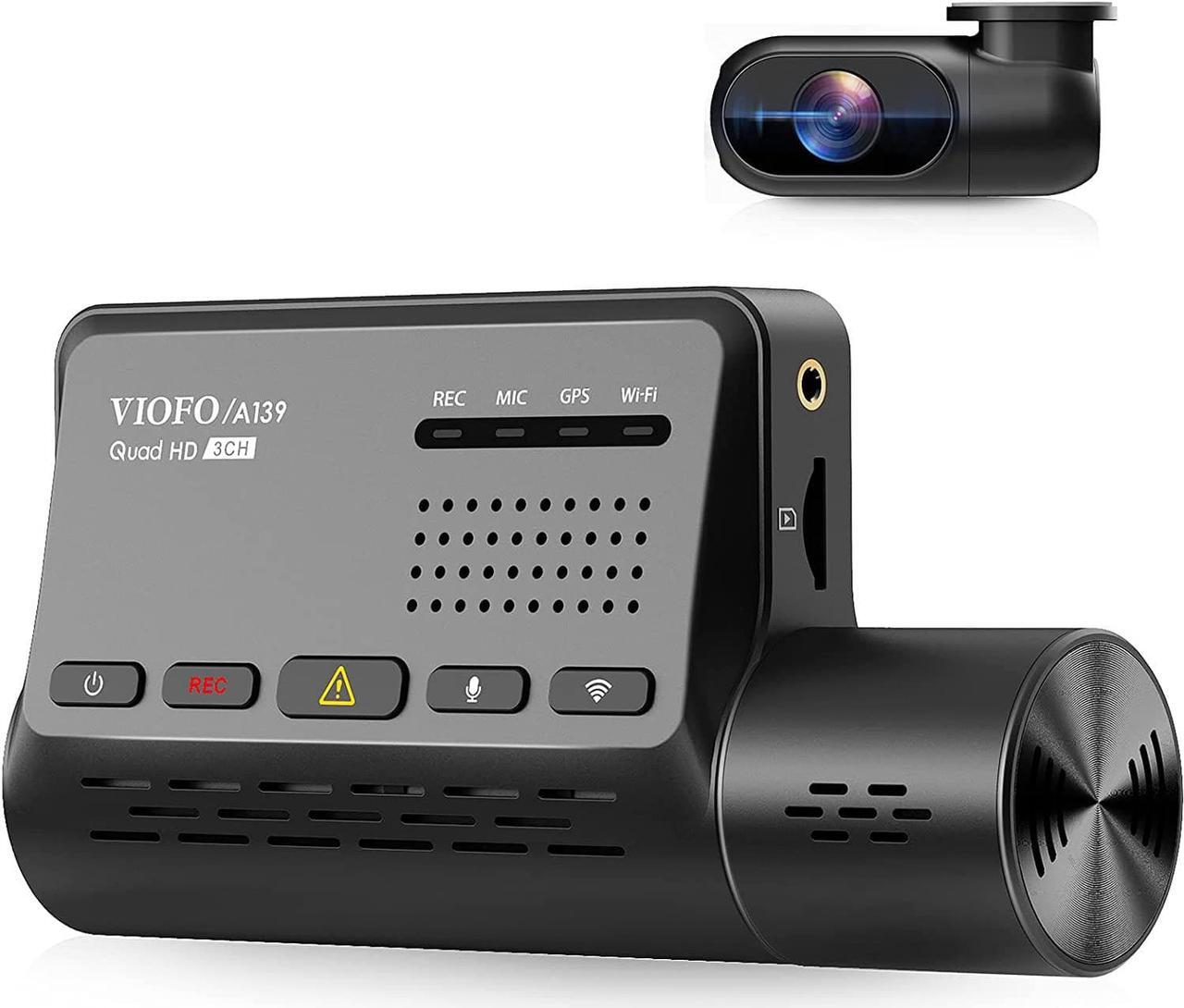 Main image of Dash Cam Front and Rear 1440P+1080P Dual Channel Car Dash Camera w/WiFi, GPS, Anti-Glare Filter, Super Night Vision, Supercapacitor, Parking Monitor, G-Sensor, Support 256GB Storage  A139 2CH