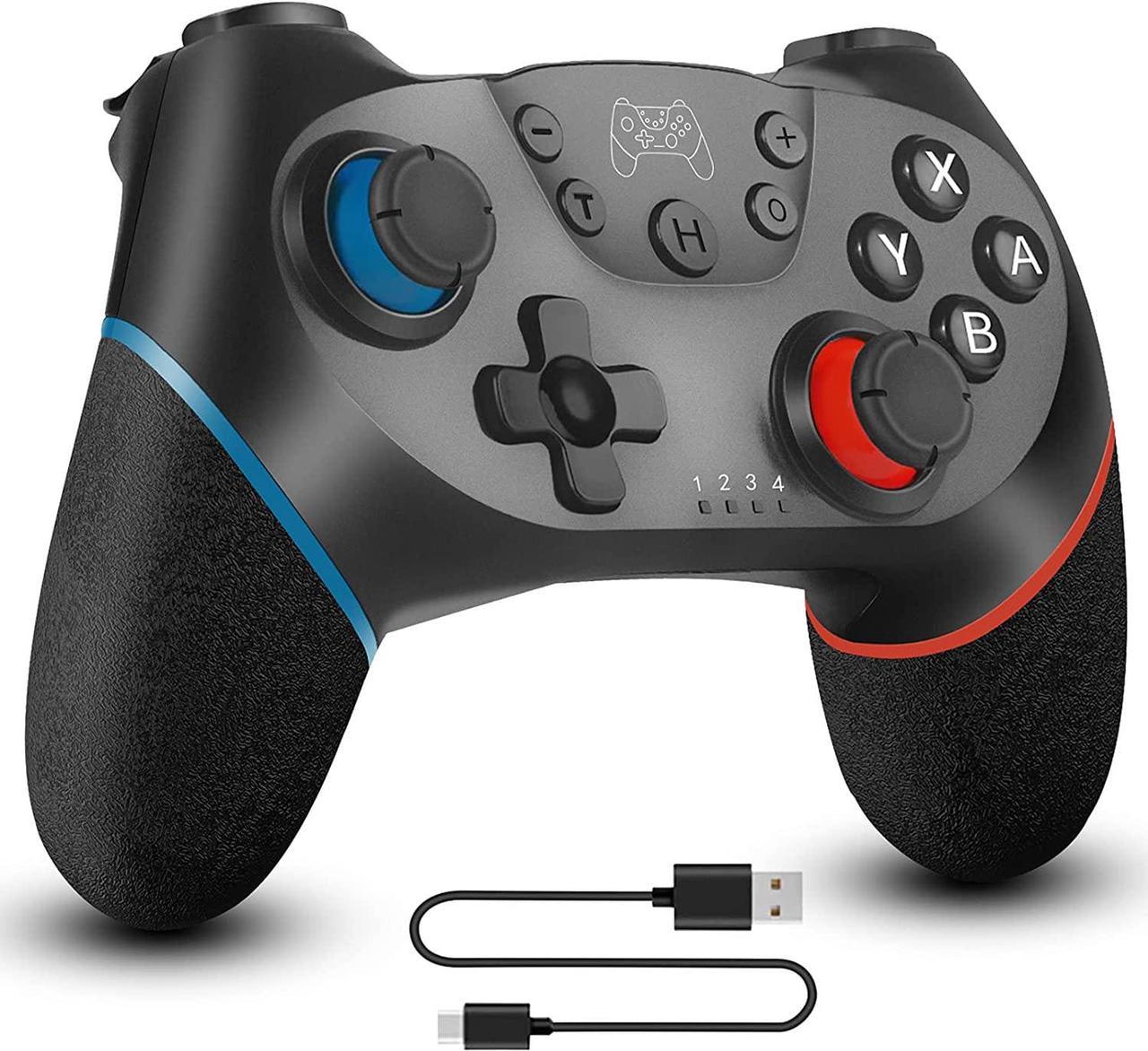 Wireless Pro Controller Compatible for Nintendo Switch,Sefitopher Bluetooth Switch Pro Controller Gampad Joypad,PC Controller Supports Gyro Axis Turbo and Dual Vibration With Charging Cable