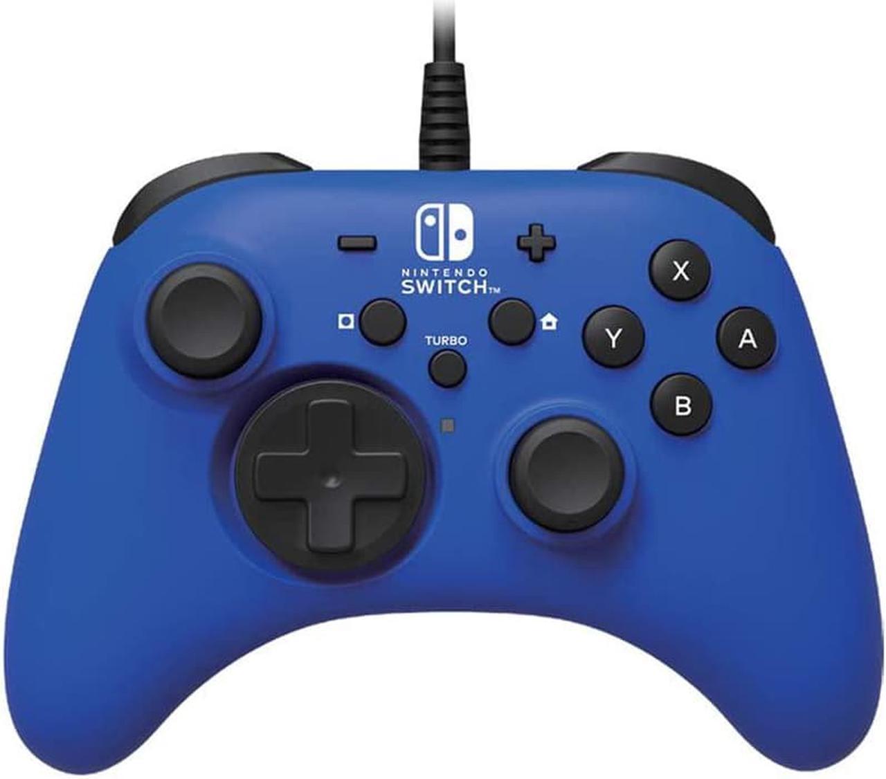 Nintendo Switch HORIPAD Wired Controller (Blue) by HORI - Licensed by Nintendo