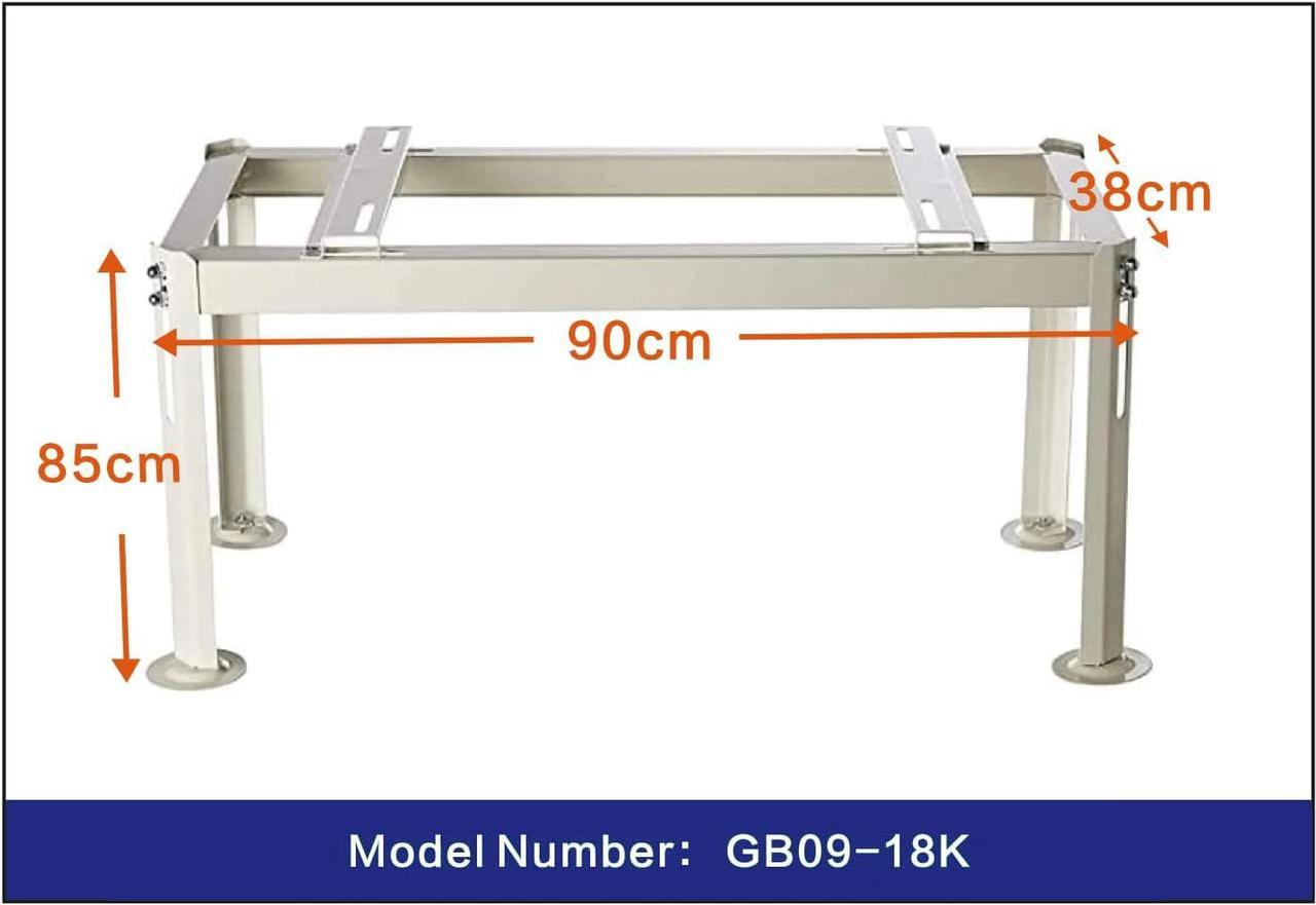 Alsetria GB09-18K Heavy Duty Ground Stand Bracket for Ductless Mini Split Air Conditioner and Heat Pump (for 9,000-18,000 BTU)