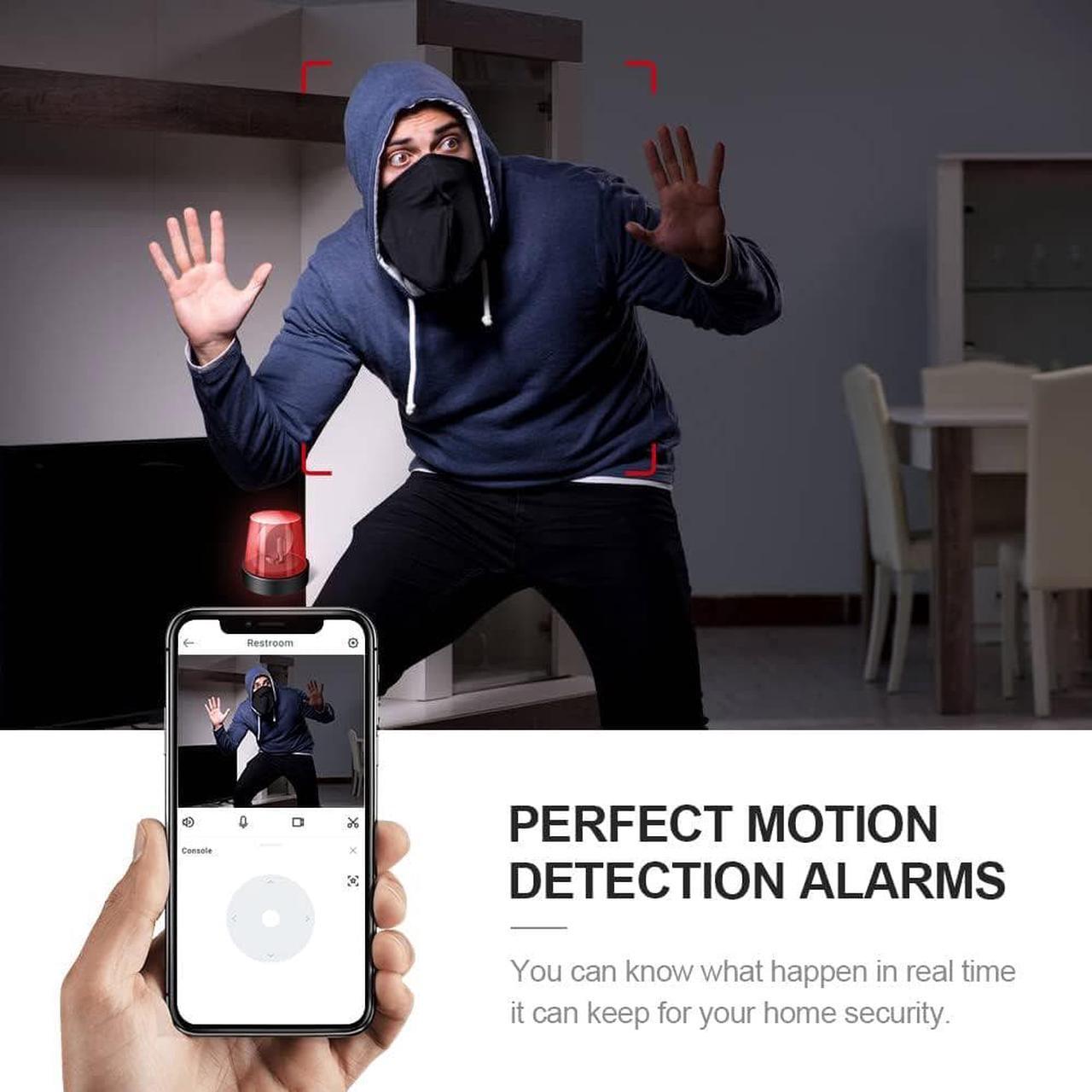 Alt view image 4 of 6 - Spy Camera WiFi Mini Hidden Camera 4K HD Clear Live Video Long Standby Time Tiny Spy Cam Compact Indoor Wireless Hidden Security Camera with Phone App Easy Setup Smallest Home Surveillance Nanny Cam