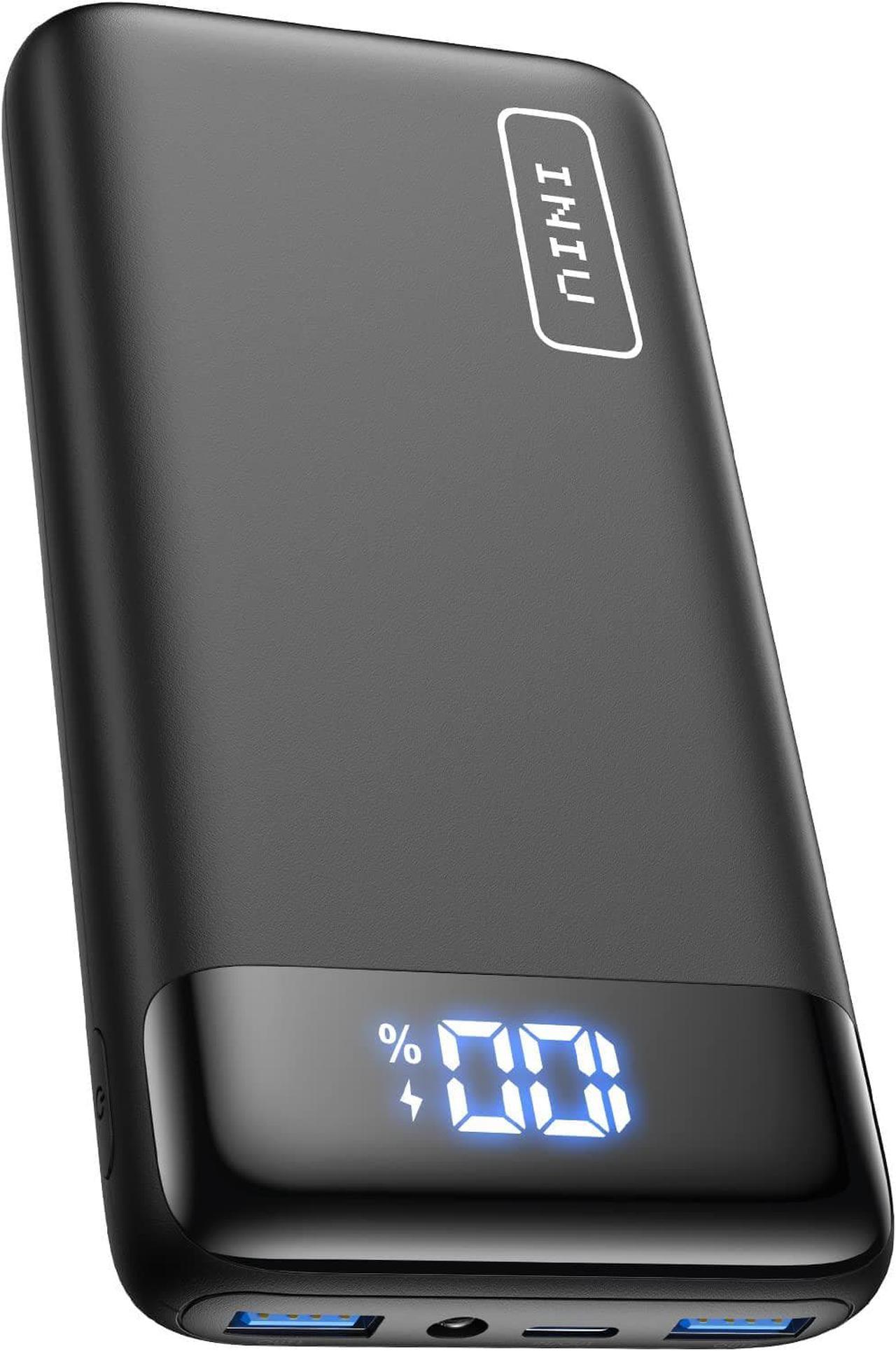 INIU Power Bank, USB C 22.5W PD3.0 QC4.0 Fast Charge 20000mAh Portable Charger, LED Display Battery Pack with Flashlight Compatible with iPhone 14 13 12 11 Pro X Samsung S20 S10 Google LG iPad Tablet