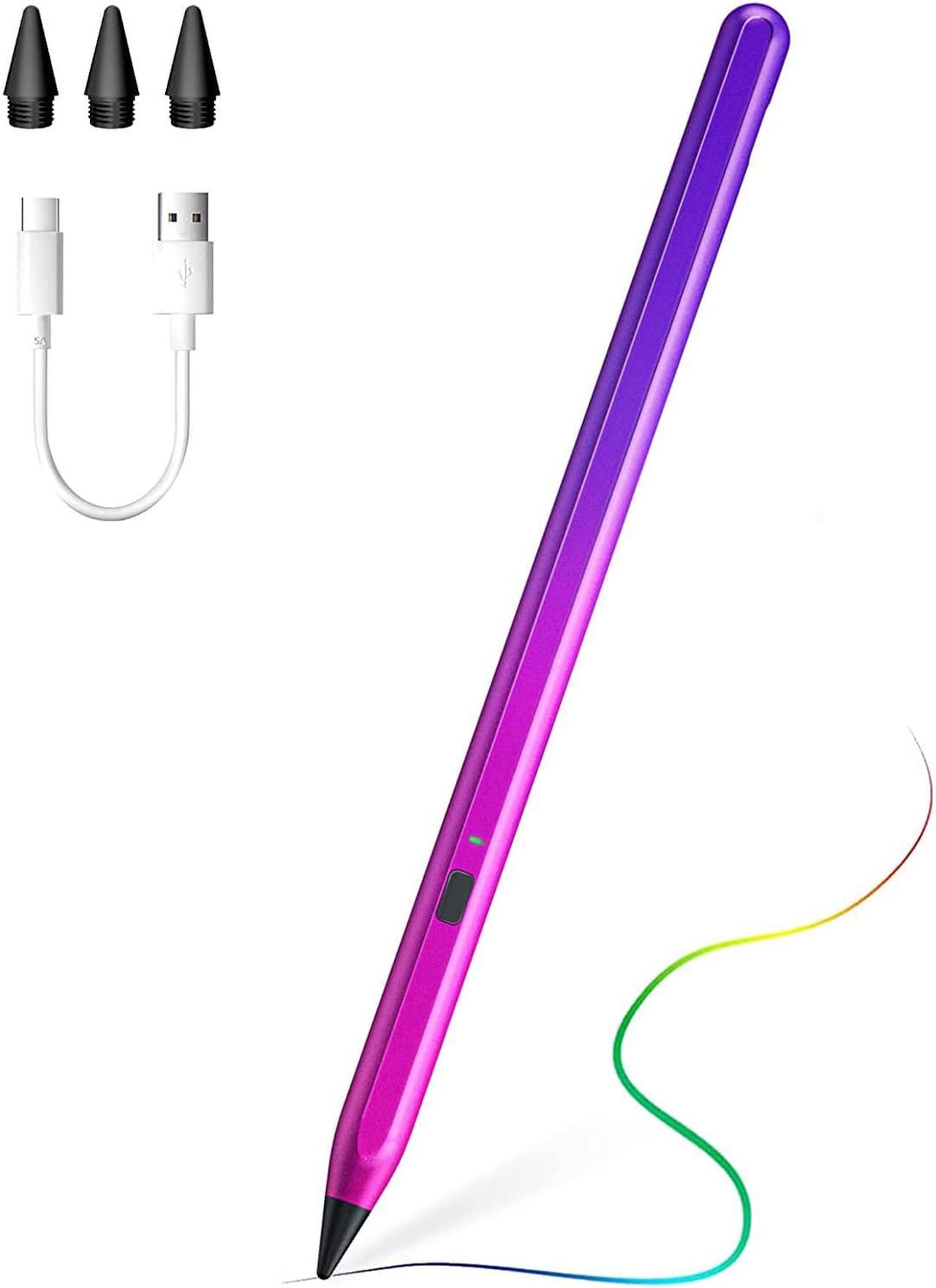 TiMOVO Stylus Pen for iPad Palm Rejection Tilt High Precision Apple Pencil Compatible with2018-2022 iPad Pro 2021 11/12.9/iPad Air 5th 4th 3rd,iPad 9th/8th/7th Gen,iPad Mini 6/5th,Gradient Purple