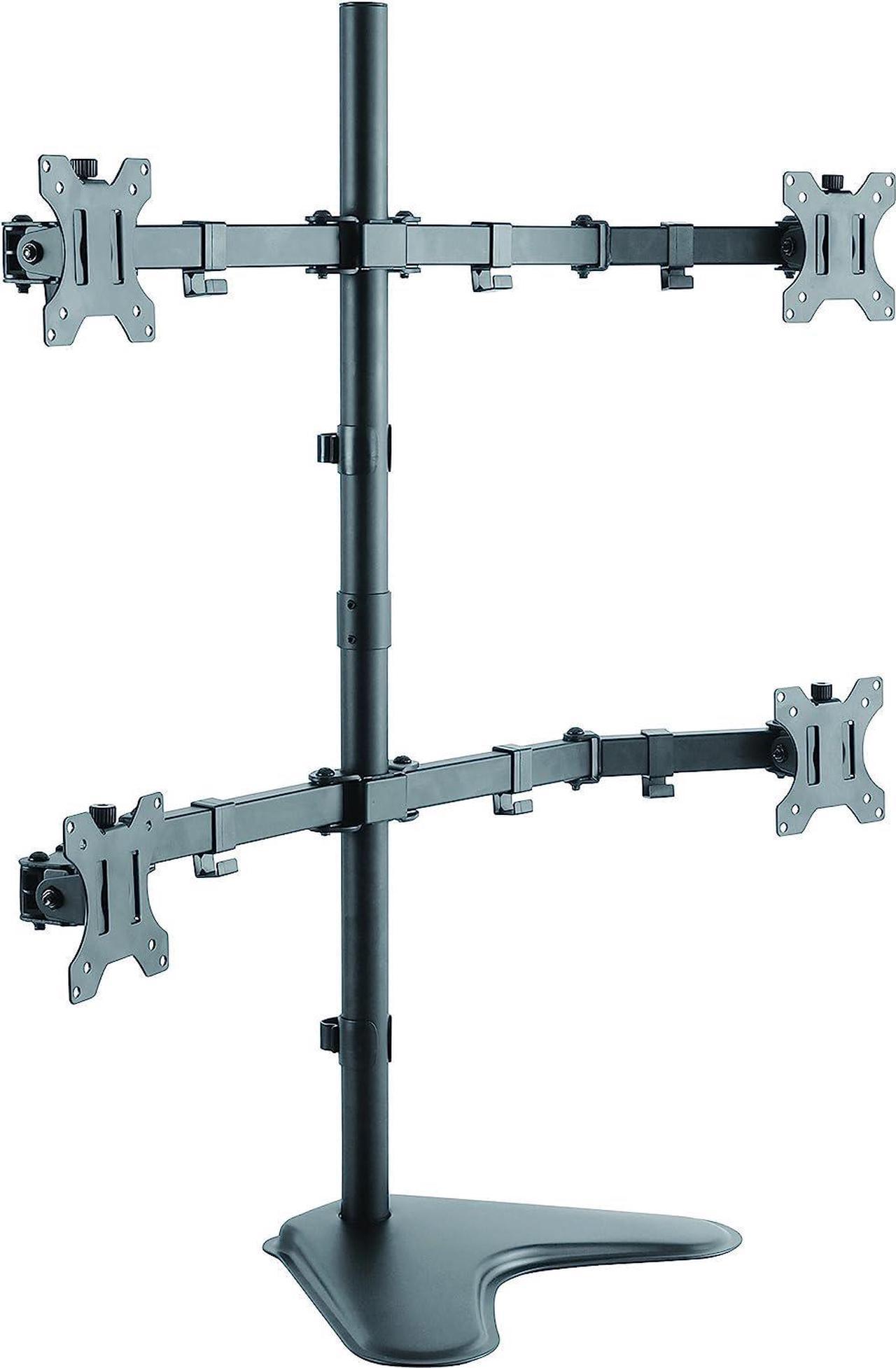 Duramex (Tm) Quad Free Standing Monitor Stand Mount for Monitors Up to 32 Inch