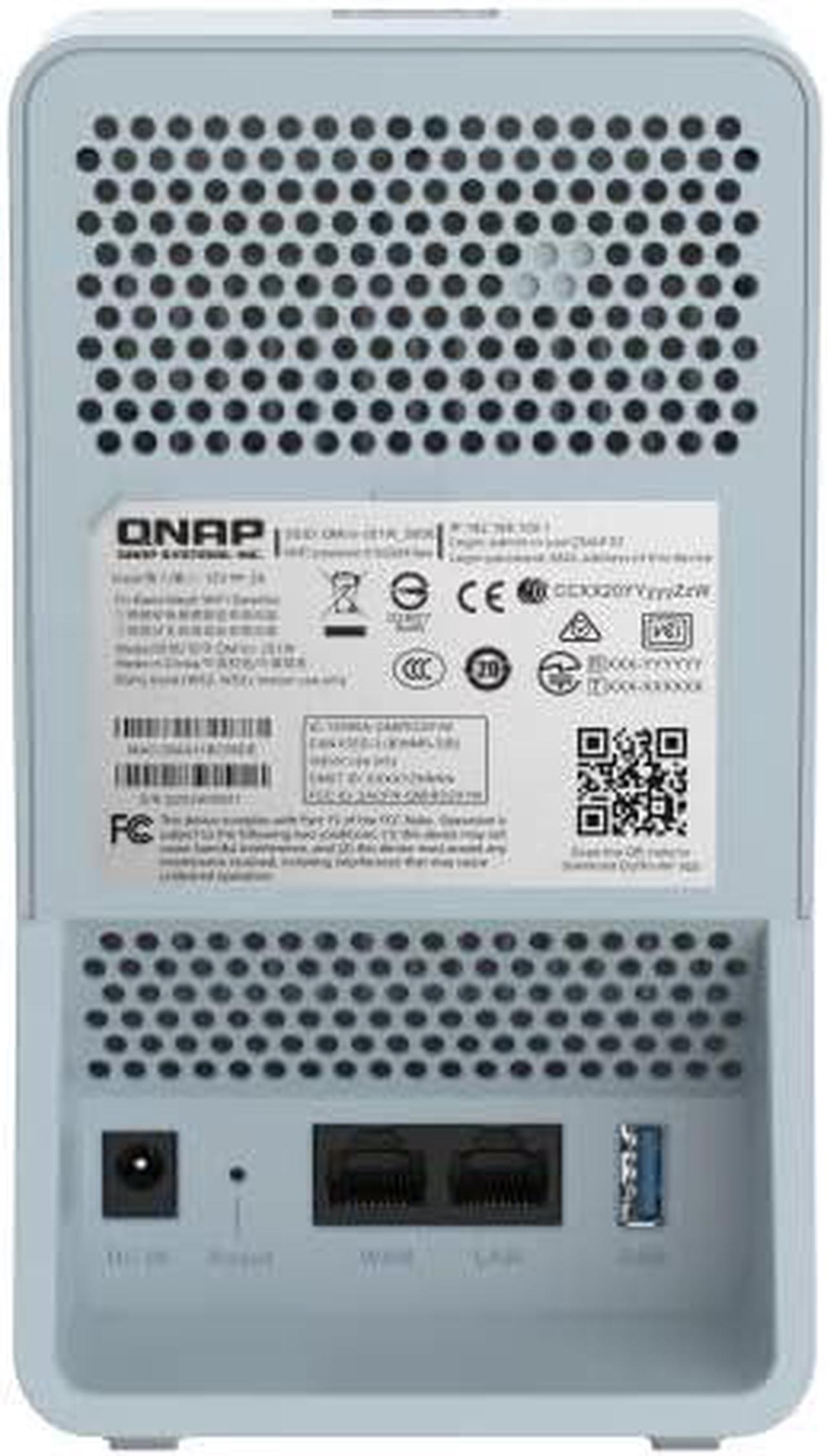 Alt view image 7 of 7 - QNAP QMiro-201W: WiFi Mesh Tri-Band Home SD-WAN Router