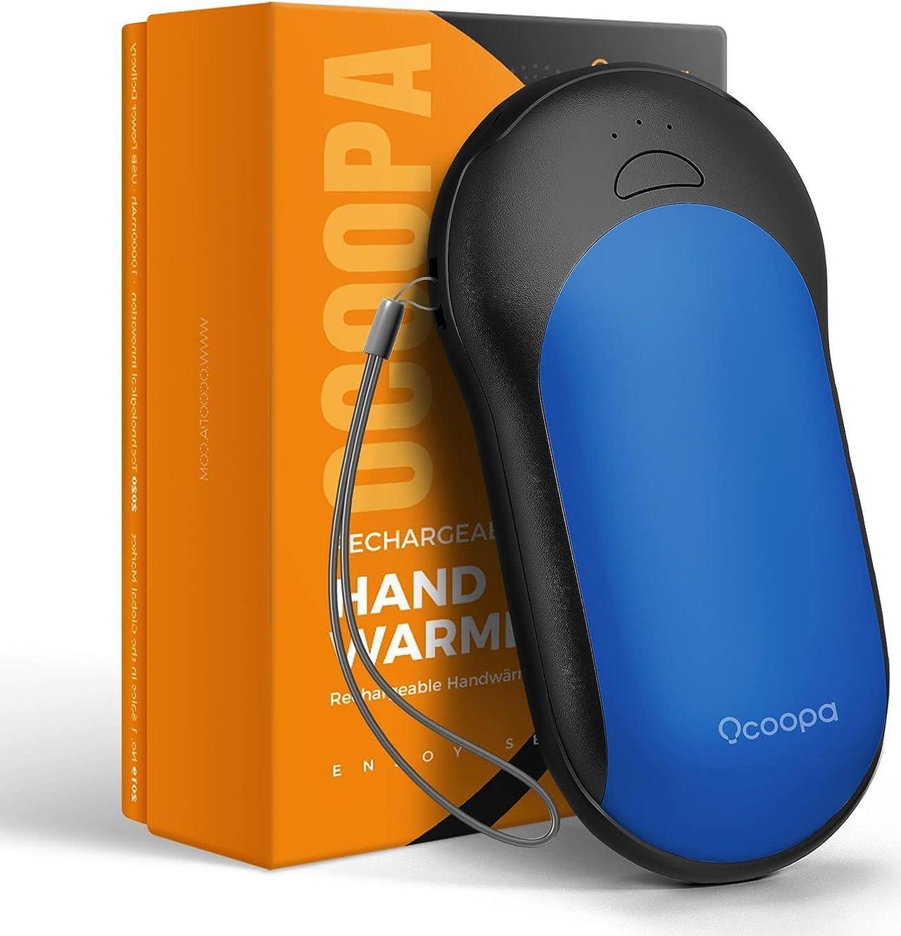 OCOOPA Fast-Charging Hand Warmers, 10000mAh Handwarmer with PD & QC 3.0 Rechargeable Hand Warmer Supercar Design Heating time 15 Hrs Perfect for Outdoor Activities Brilliant Winter Gift