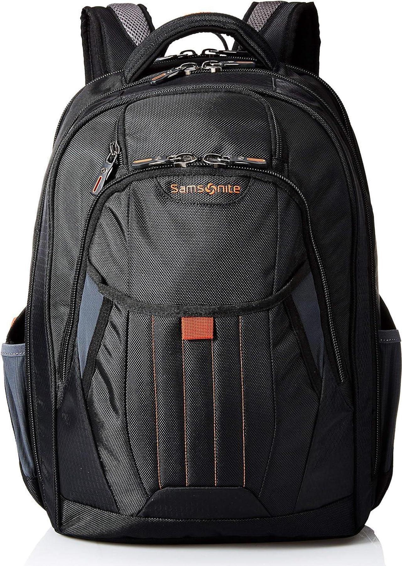 Samsonite Tectonic 2 Laptop Large Backpack, Black/orange, International Carry-on