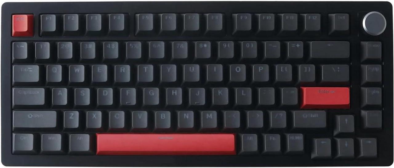 DrunkDeerA75 Rapid Trigger Keyboard Mechanical Gaming PBT Keycap Double Shot 82-Key OEM Profile Custom TKL Gaming Keycaps