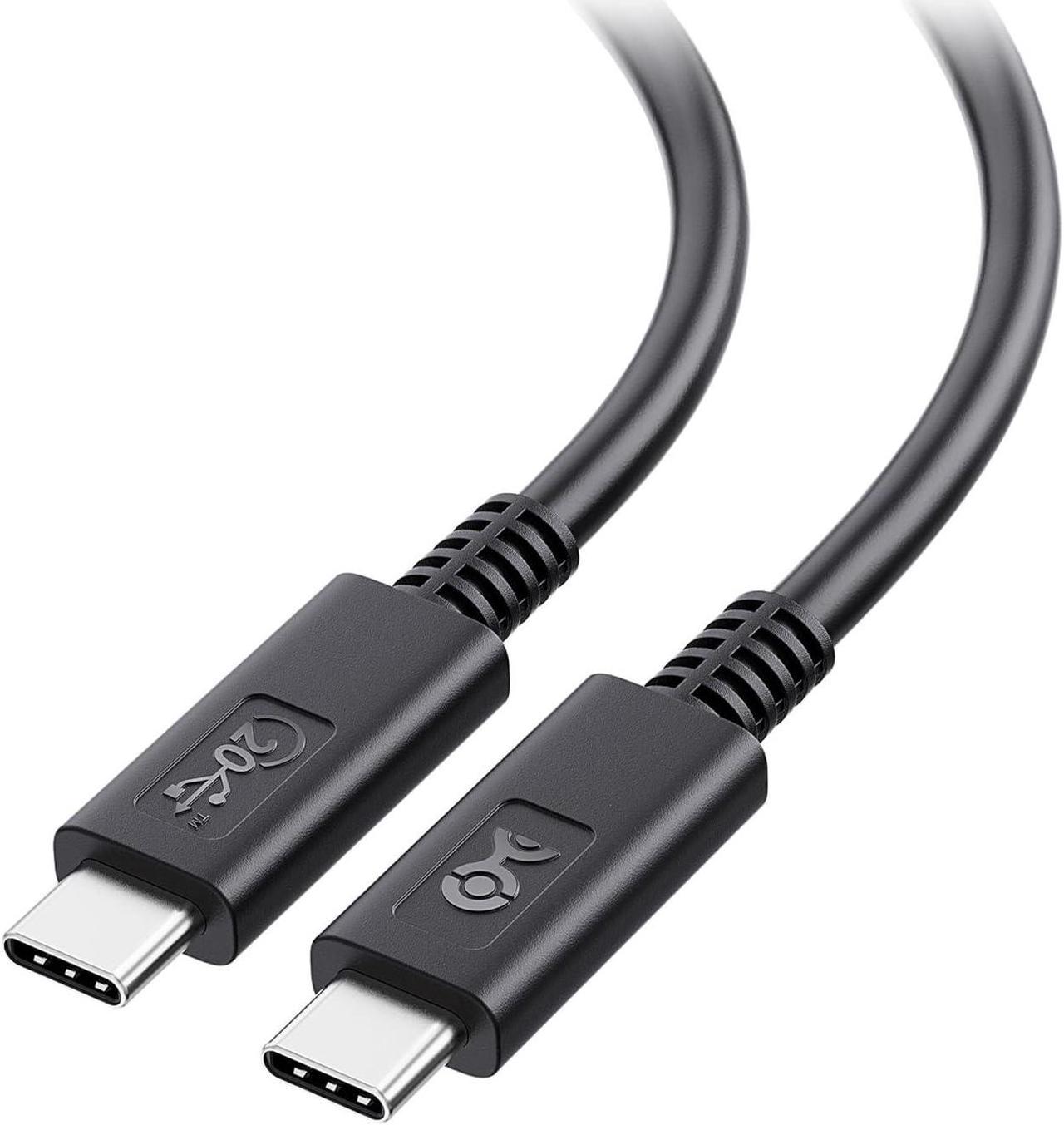 Cable Matters [USB-IF Certified] USB4 Cable 6 ft with 20Gbps Data, 8K Video Support, and 100W Charging, Compatible with Thunderbolt 4 Thunderbolt 3, USB C for MacBook, DELL XPS, Surface Pro and More