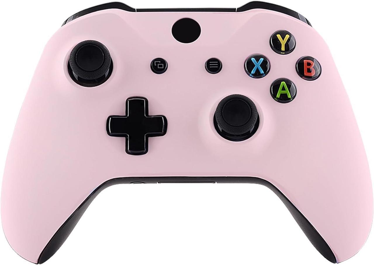 eXtremeRate Replacement Front Housing Shell for Xbox One S/X Controller, Cherry Blossoms Pink Custom Kit Faceplate Cover Case for Xbox Wireless Controller (Model 1708) - Controller NOT Included