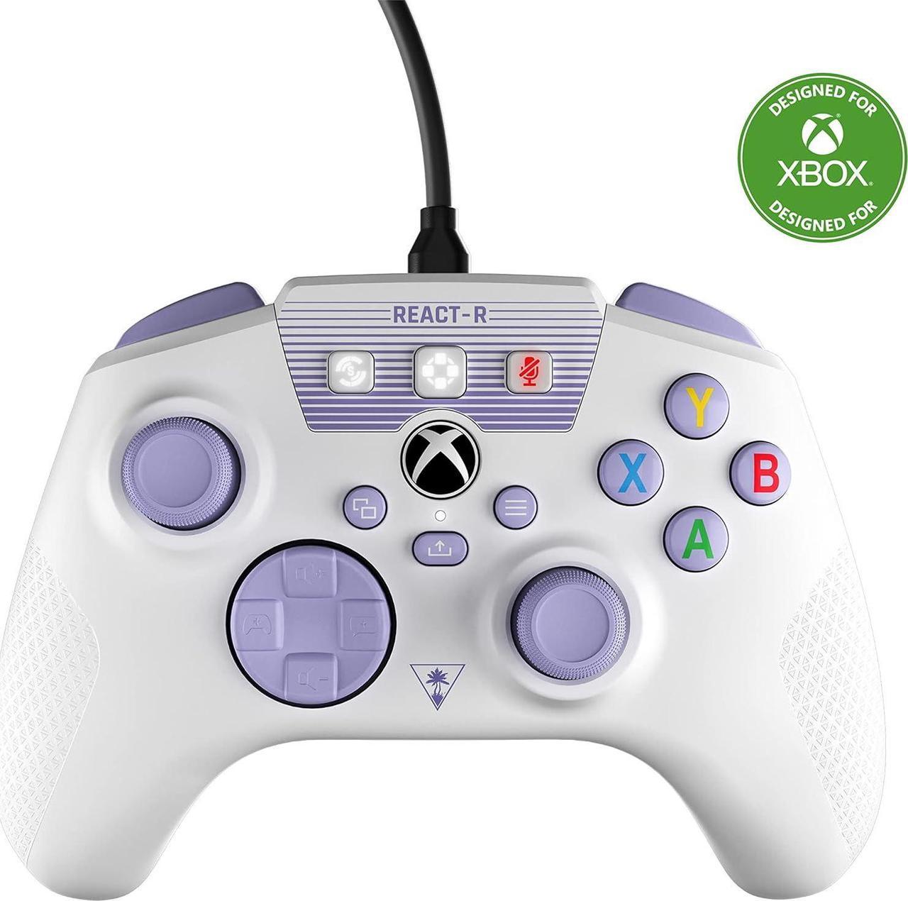 Turtle Beach REACT-R Controller Wired Game Controller  Licensed for Xbox Series X|S, Xbox One & Windows  Audio Controls, Mappable Buttons, Textured Grips - Spark