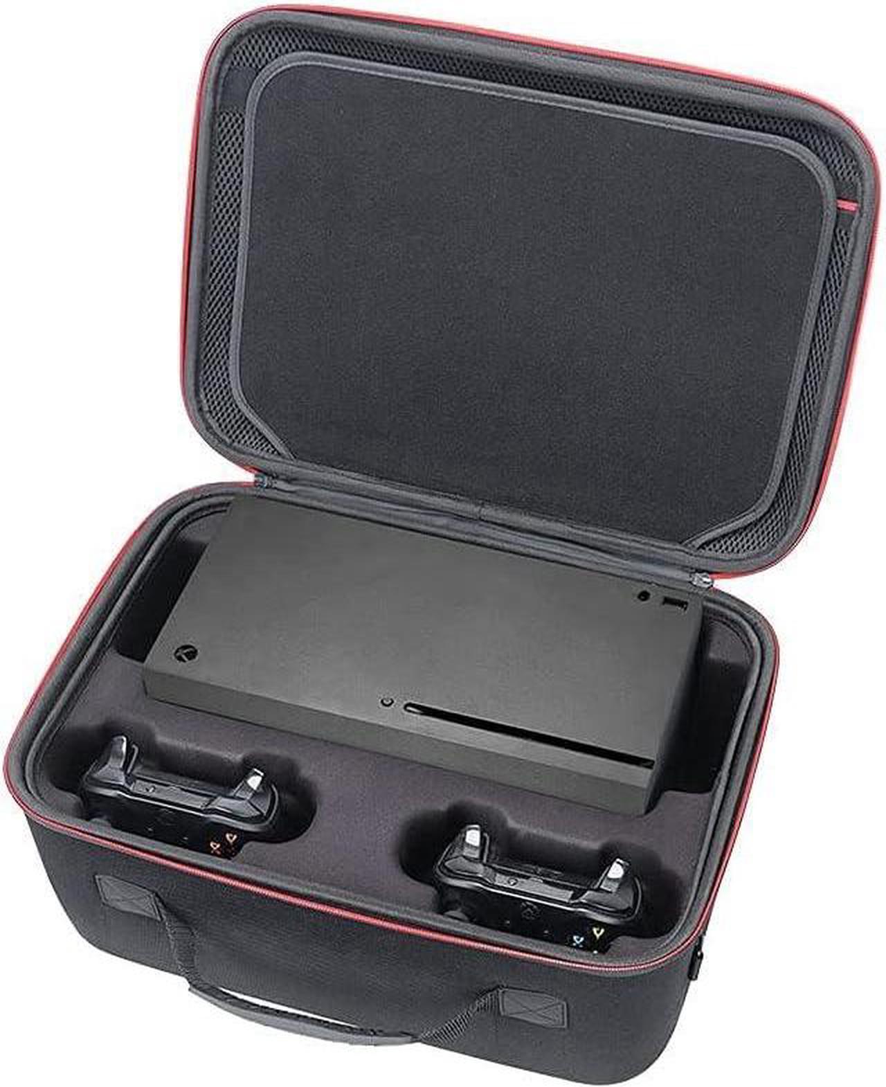 RLSOCO Hard Carrying Case for Xbox Series X Game Console Fits for 2 Controllers and Accessories