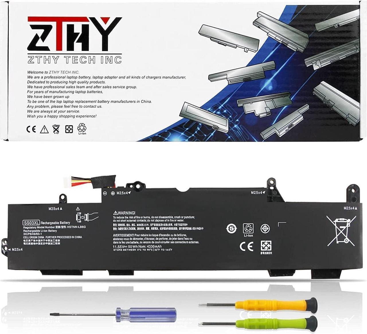 ZTHY SS03XL 933321-855 Battery for HP EliteBook 730 735 740 745 830 836 840 846 G5 EliteBook 735 745 830 840 G6 ZBOOK 14U G5 G6 Series SS03050XL 932823-1C1 932823-421 933321-852 933321-852 11.55V 50Wh