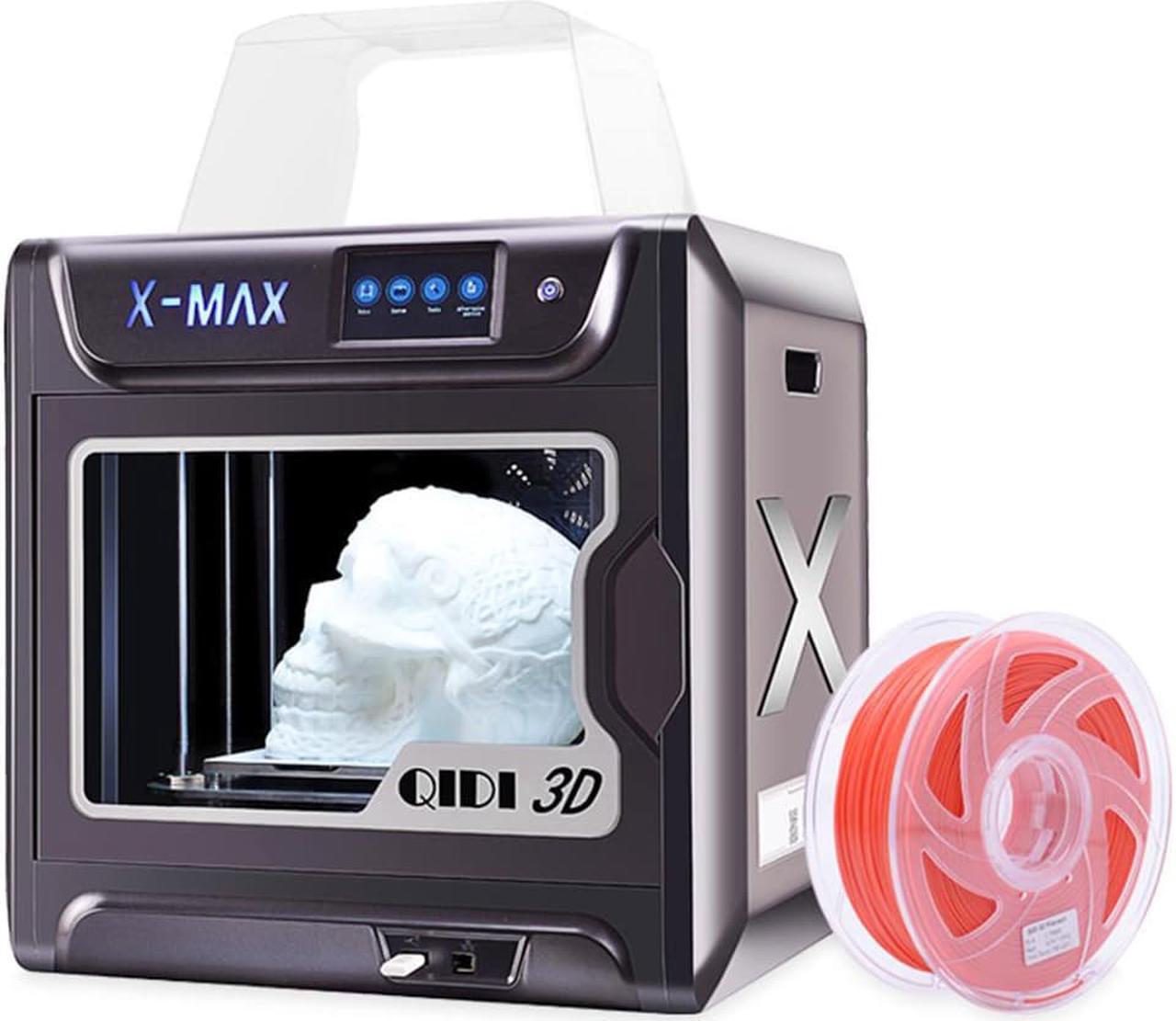 Alt view image 9 of 14 - QIDI TECH 3D Printer X-MAX Large Size Industrial WiFi High Precision Printing with PLA TPU PC PETG Nylon 300*250*300mm 1year warranty great after sale service