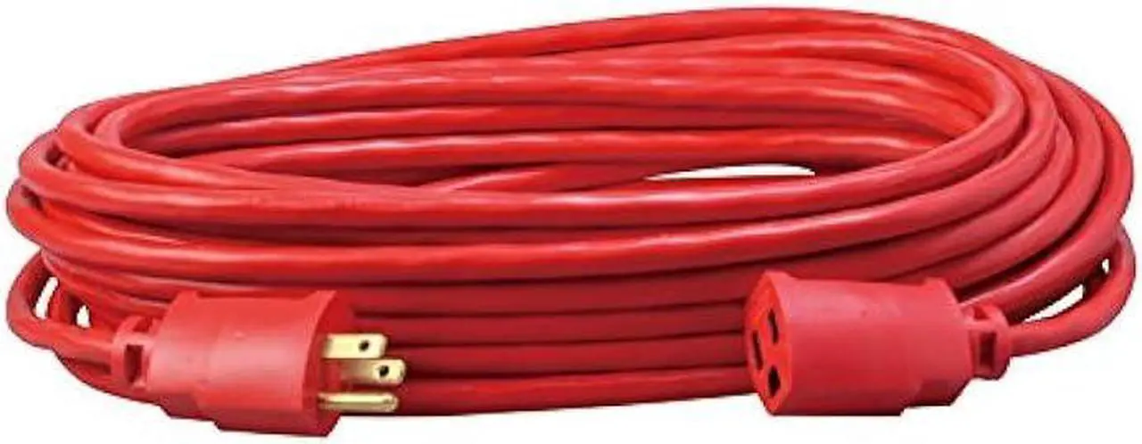 Main image of Southwire 2408SW8804 14/3 SJTW ft Vinyl Outdoor All-Purpose Extension Cord Waterproof, 50', Red