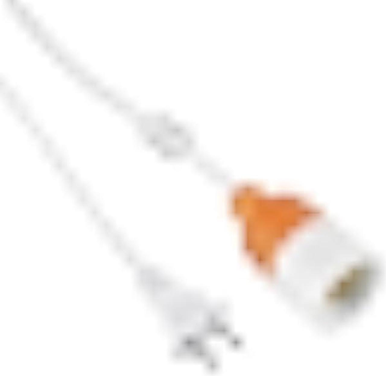 Alt view image 5 of 6 - Extension Hanging Lantern Cord Cable, E26/E27 LED Light Socket 9.8FT Extension Cord with On/Off Switch US AC Power Plug Bulb Socket, Orange, 1Pack, Waterproof Light Socket for Garage, Closet, Plants