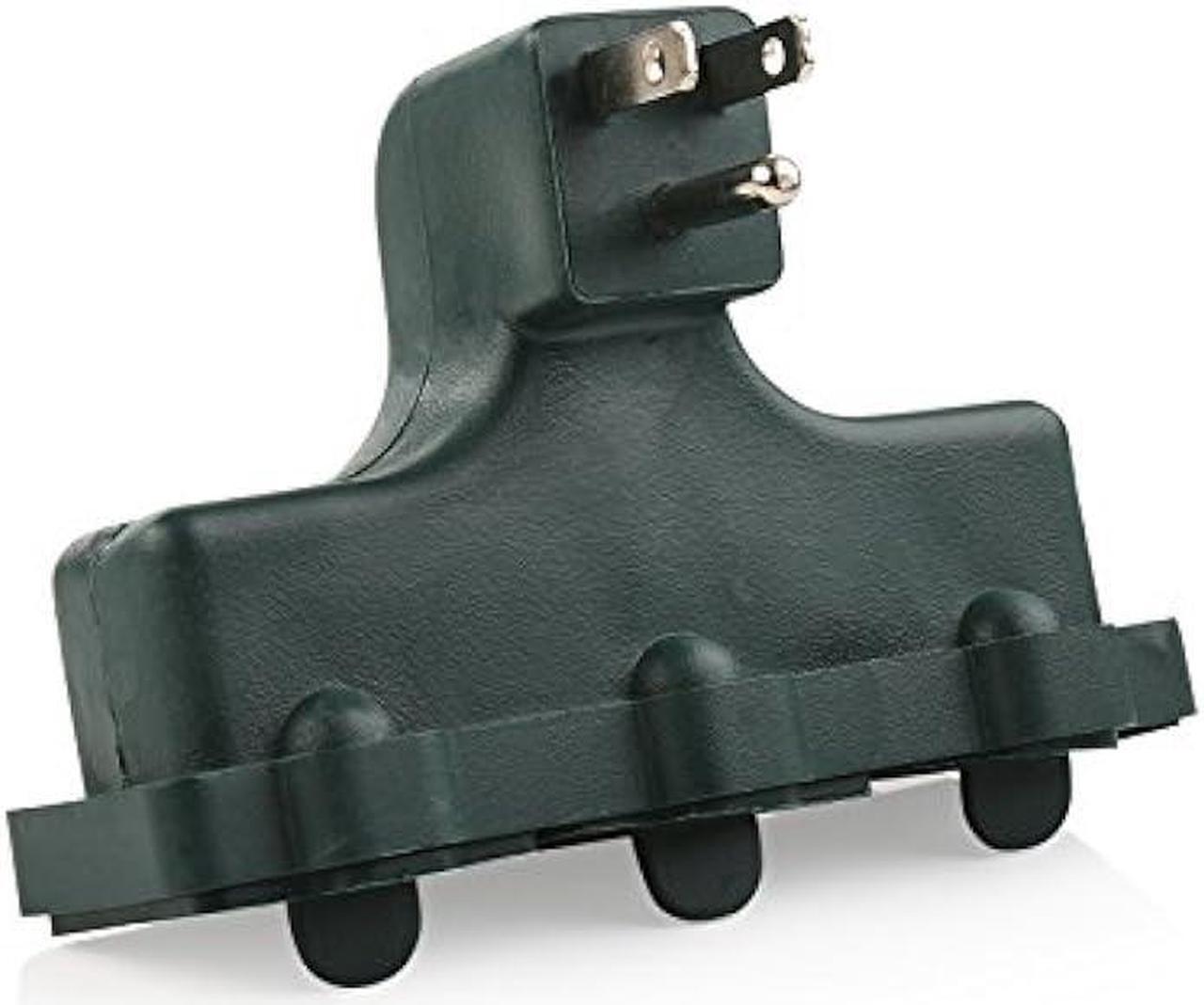 Alt view image 5 of 6 - Cable Matters 2-Pack 3-Outlet Outdoor Outlet Splitter, UL listed Weather Resistant Outdoor Multi Plug Outlet/Plug Splitter with Covers
