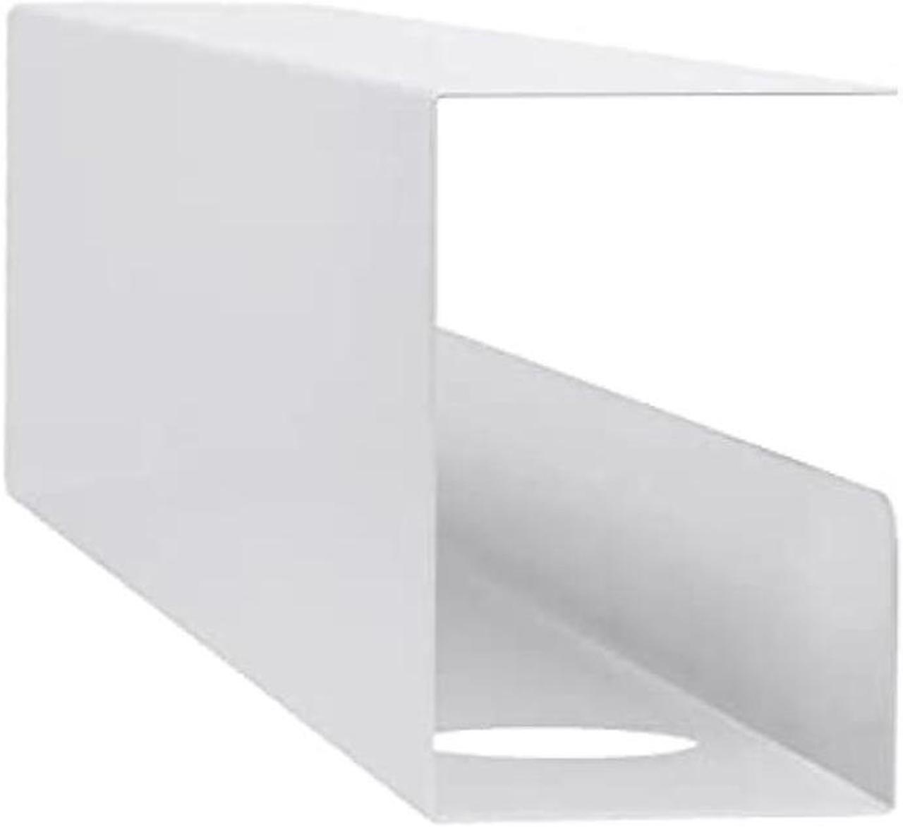 Alt view image 3 of 6 - Monoprice Under Desk Cable Tray - Steel with Power Supply and Wire Management - Workstream Collection White