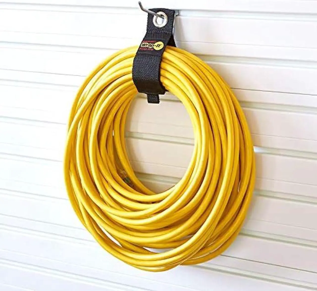 Alt view image 5 of 6 - Wrap-It Storage Garage Organization Value Pack - (6) Heavy-Duty, (1) Easy-Carry, (4) Super-Stretch Storage Straps, Garage Storage Organizer for Extension Cords, Air Hose, Rope, Cables, Tools, More