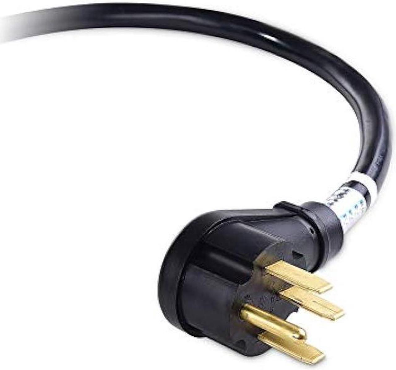 Alt view image 3 of 5 - Cable Matters 4 Prong to 4 Wire Range Cord 10 ft, Heavy Duty 6/8 AWG 50 Amp Cord (NEMA 14-50P to 4-Wire)