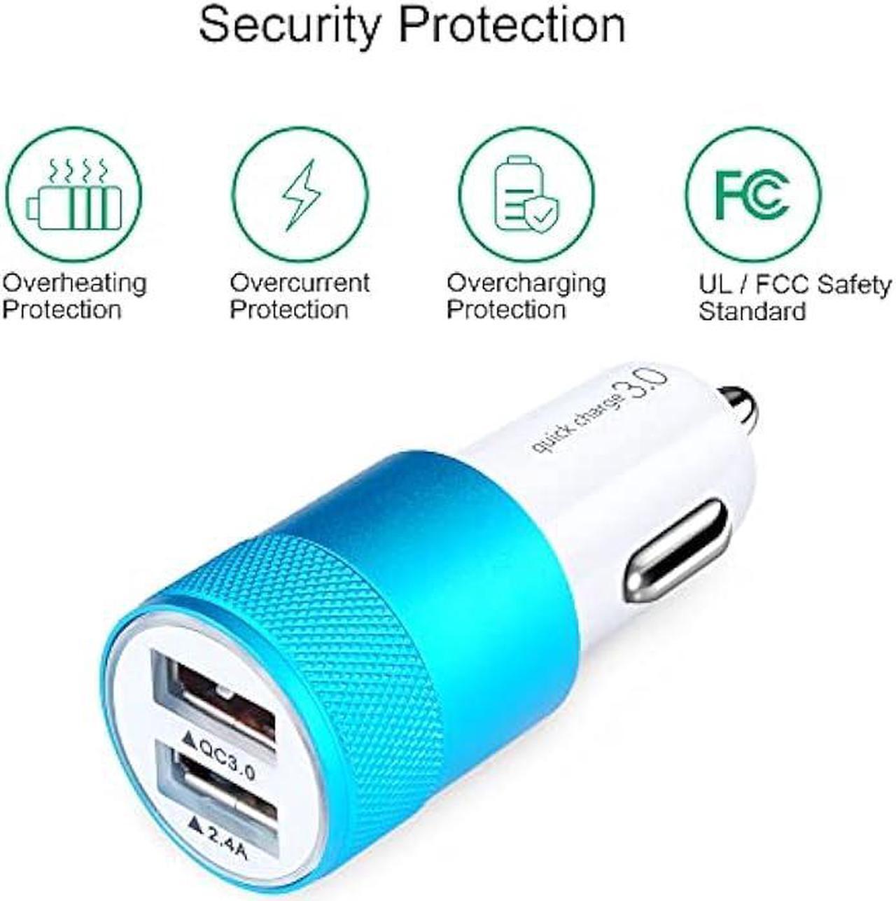 Alt view image 4 of 7 - Quick Charge 3.0 Fast Phone Charger Compatible for Samsung Galaxy A53 5G A71 A51 A52 A42 A32 A12 A13 A14 A23 5G A03s A04s A90 A80 A70 A60 A50 A40 A30 A20 A41 A31 A21 A11, Xcover 5/6 Pro