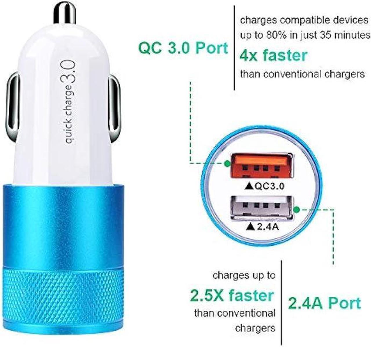 Alt view image 5 of 7 - Quick Charge 3.0 Fast Phone Charger Compatible for Samsung Galaxy A53 5G A71 A51 A52 A42 A32 A12 A13 A14 A23 5G A03s A04s A90 A80 A70 A60 A50 A40 A30 A20 A41 A31 A21 A11, Xcover 5/6 Pro