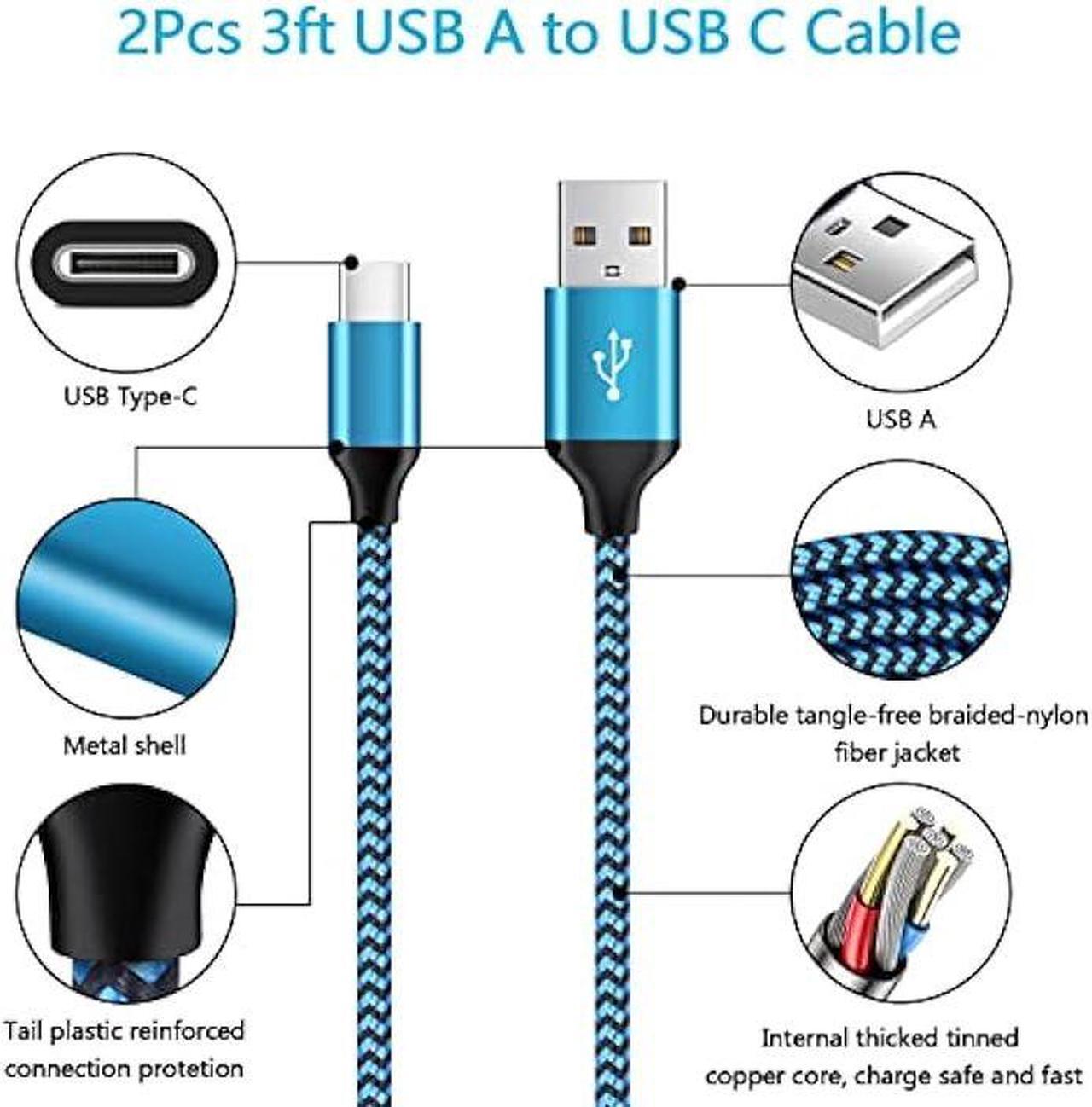 Alt view image 7 of 7 - Quick Charge 3.0 Fast Phone Charger Compatible for Samsung Galaxy A53 5G A71 A51 A52 A42 A32 A12 A13 A14 A23 5G A03s A04s A90 A80 A70 A60 A50 A40 A30 A20 A41 A31 A21 A11, Xcover 5/6 Pro