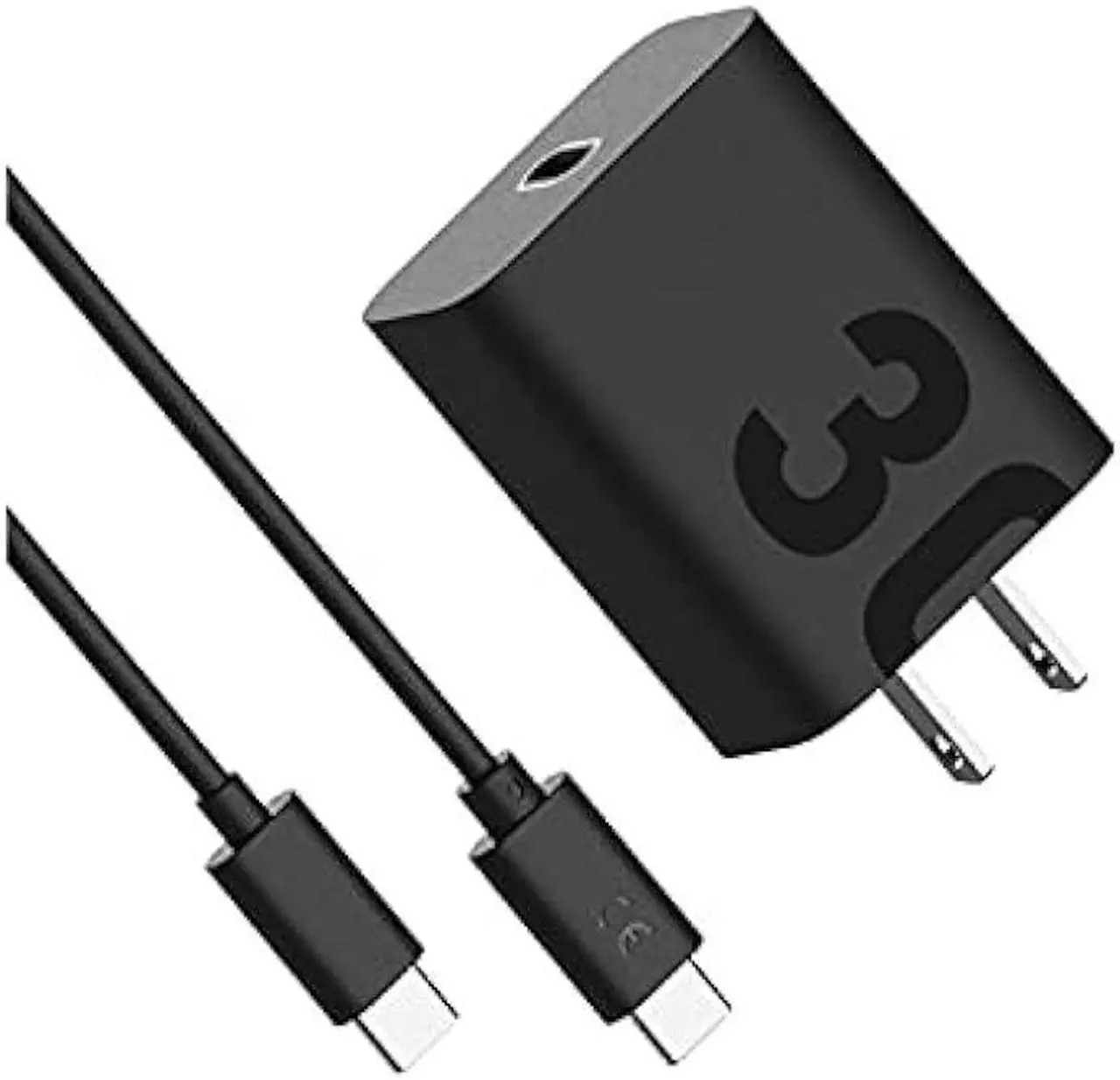 Main image of Motorola TurboPower 30 USB-C Charger with 1m USB-C to USB-C Cable for Motorola Edge (2021/2022), Edge 5G UW, Edge+ (2022/2023), Edge Plus 5G UW (2022), Razr+ (2023), ThinkPhone by Motorola