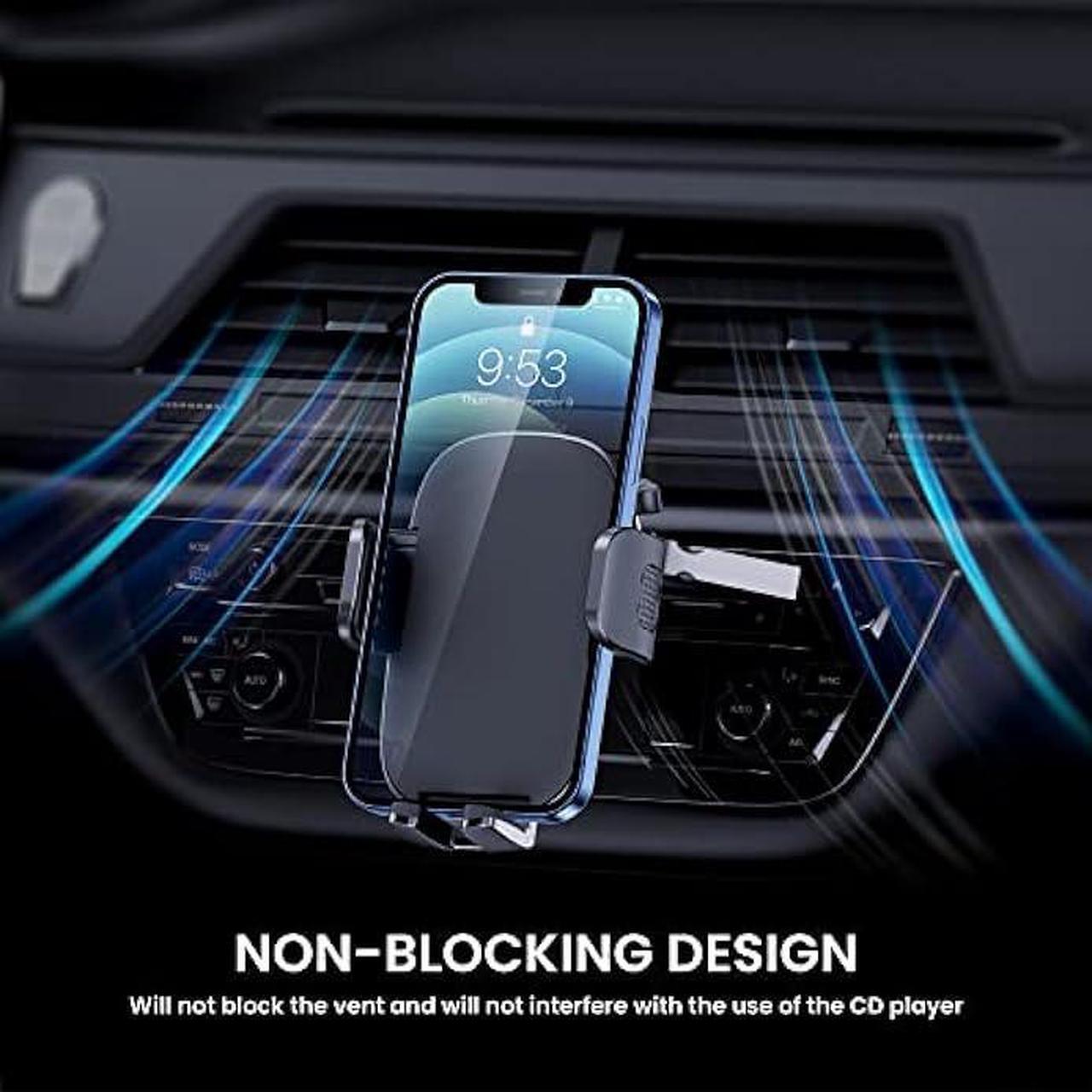 Alt view image 7 of 7 - Phone Mount for Car Phone Holder Mount Upgraded Metal CD Slot Phone Holder Car Cell Phone Holder Thick Cases Friendly iPhone Holder for Car Phone Mount for CD Player Fit for All iPhone Smartphone