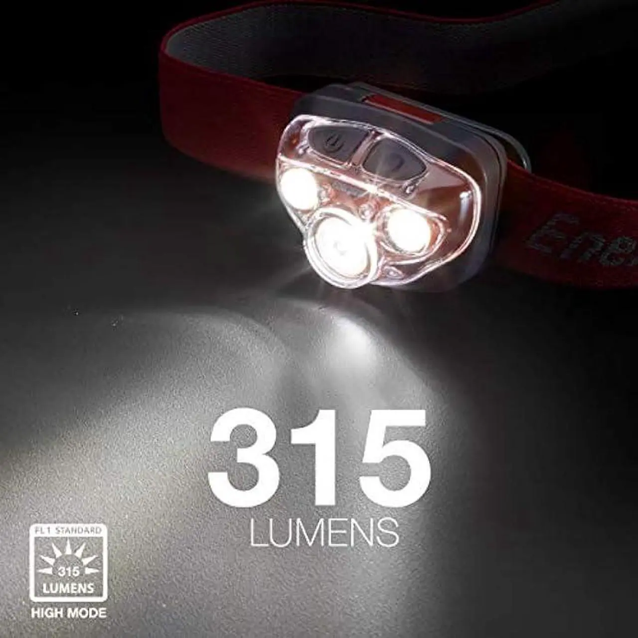 Alt view image 3 of 6 - Energizer LED Headlamp Pro315, Rugged IPX4 Water Resistant Head Light for Camping, Outdoors, Power Outage Emergency (Batteries Included)